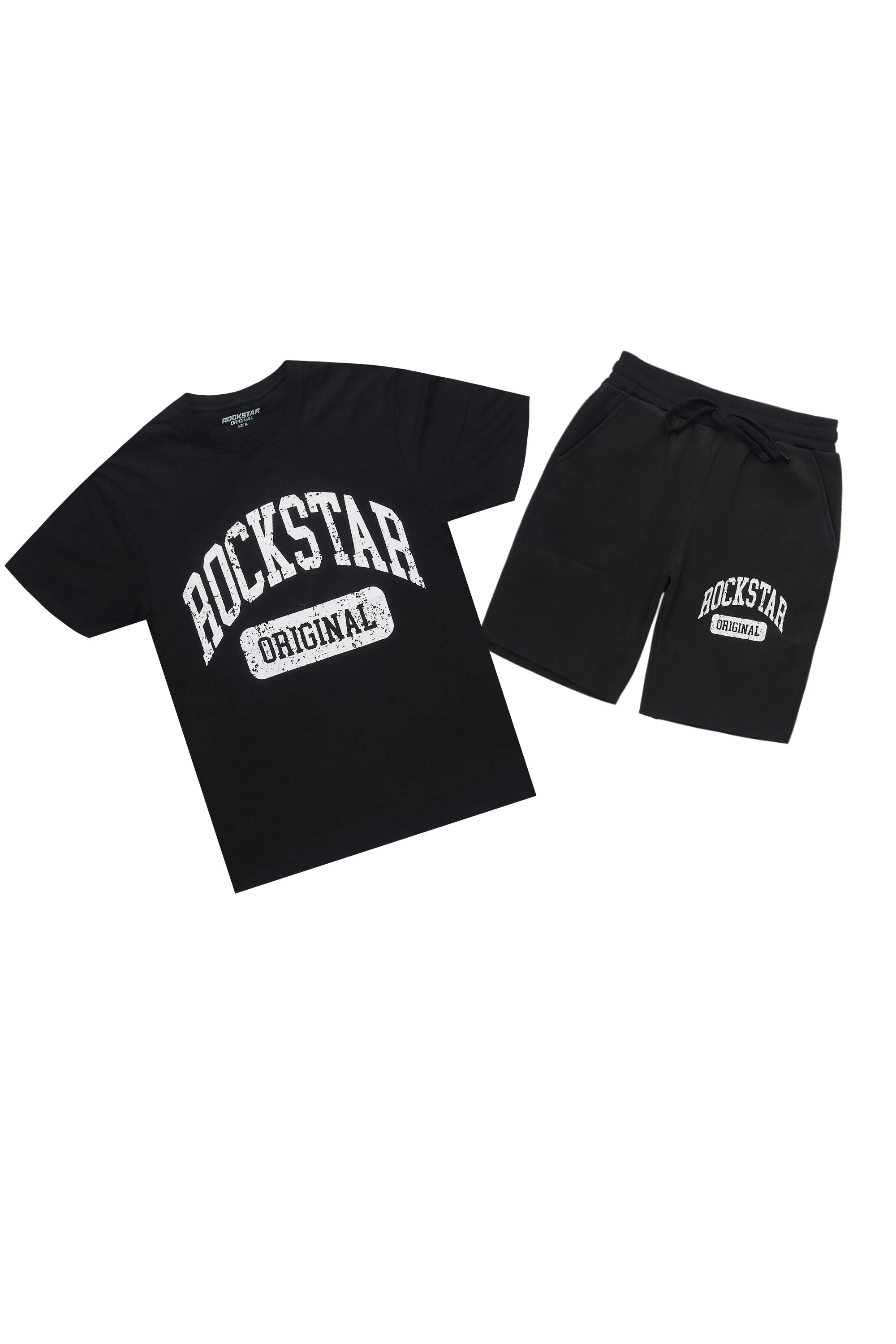 Javonuna Black T-Shirt Short Set sold by Rockstar Original