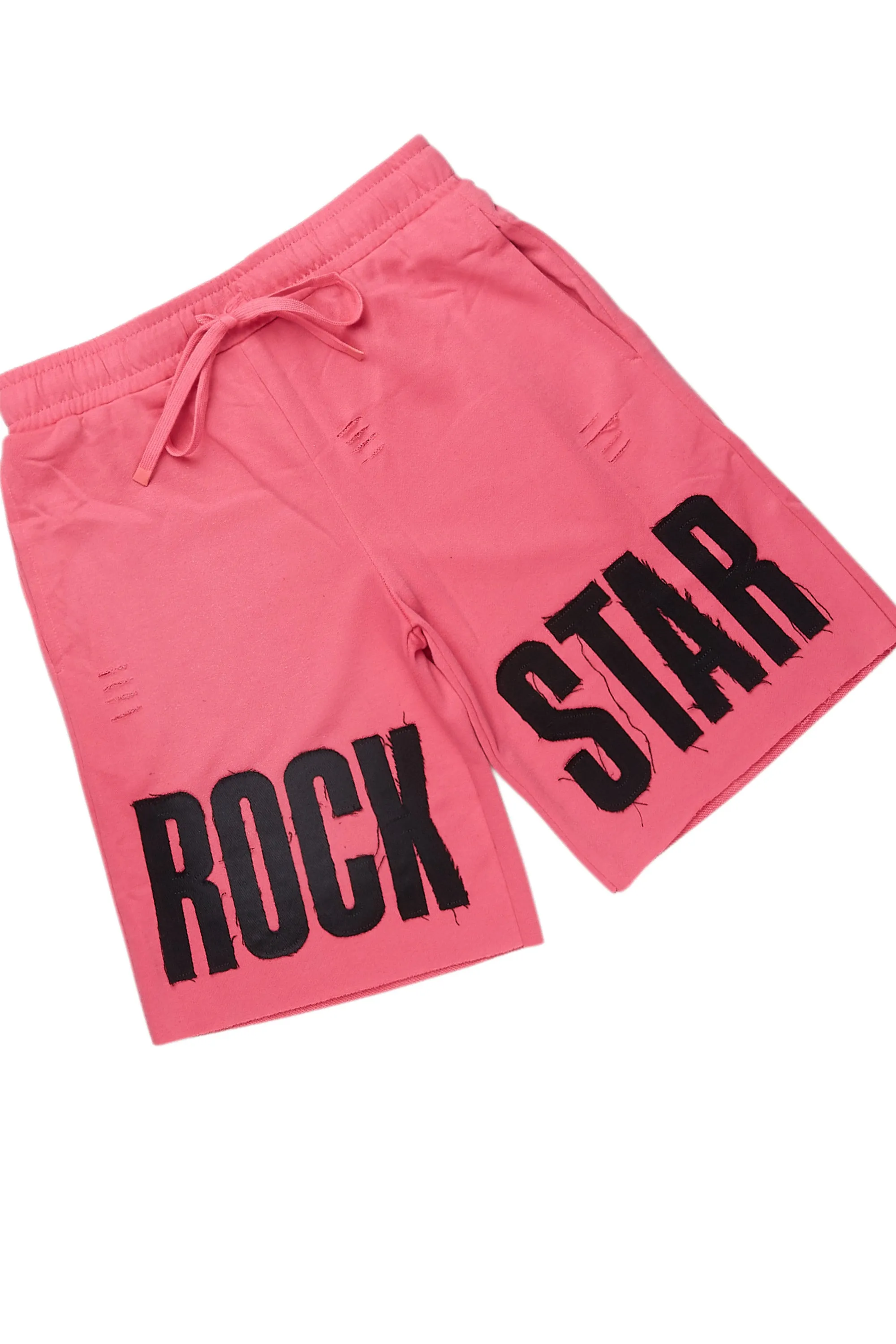 Shantrice Pink/Black T-Shirt Short Set sold by Rockstar Original product image thumbnail 4