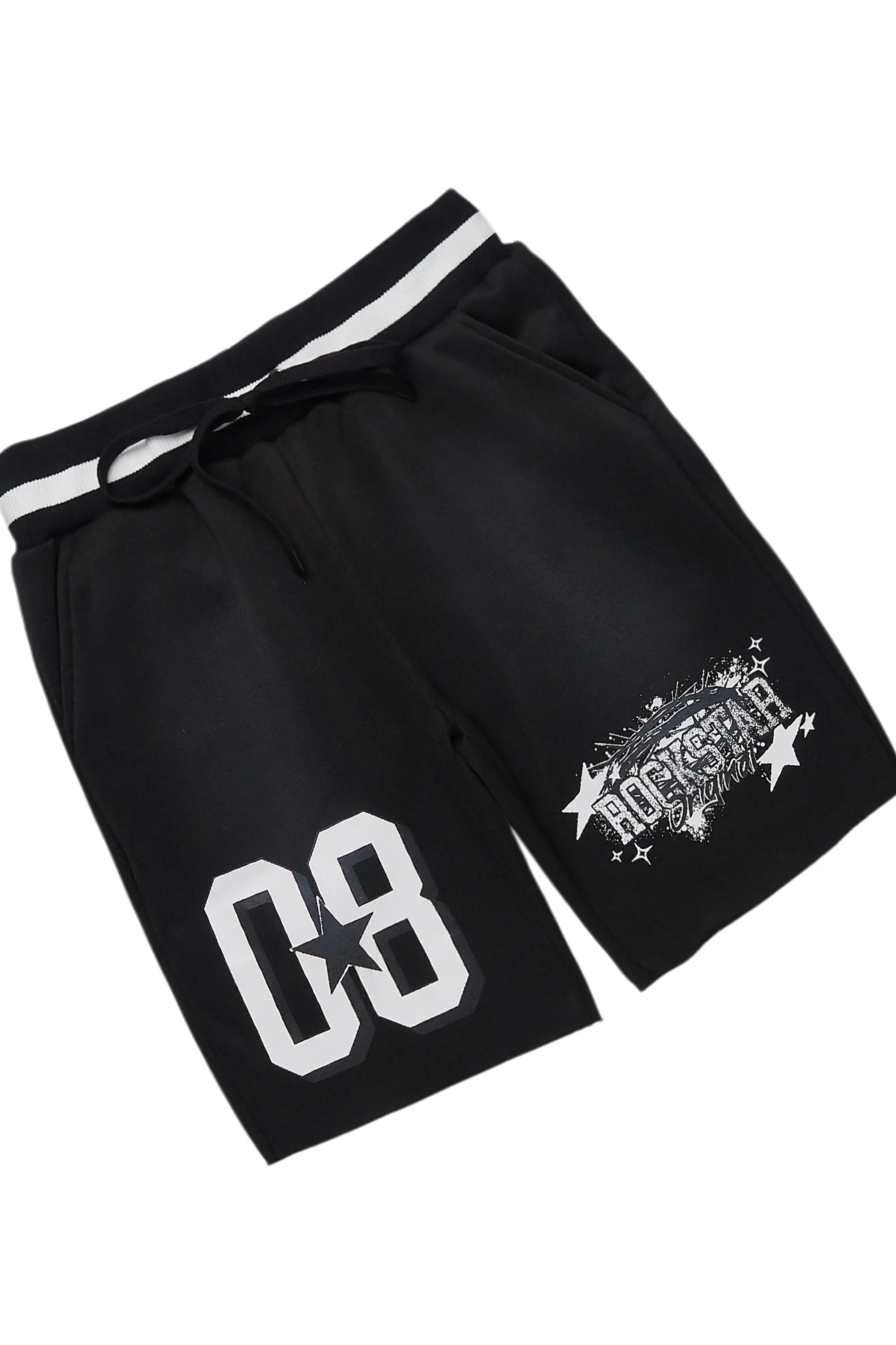 Carolina Black T-Shirt Short Set sold by Rockstar Original product image thumbnail 4