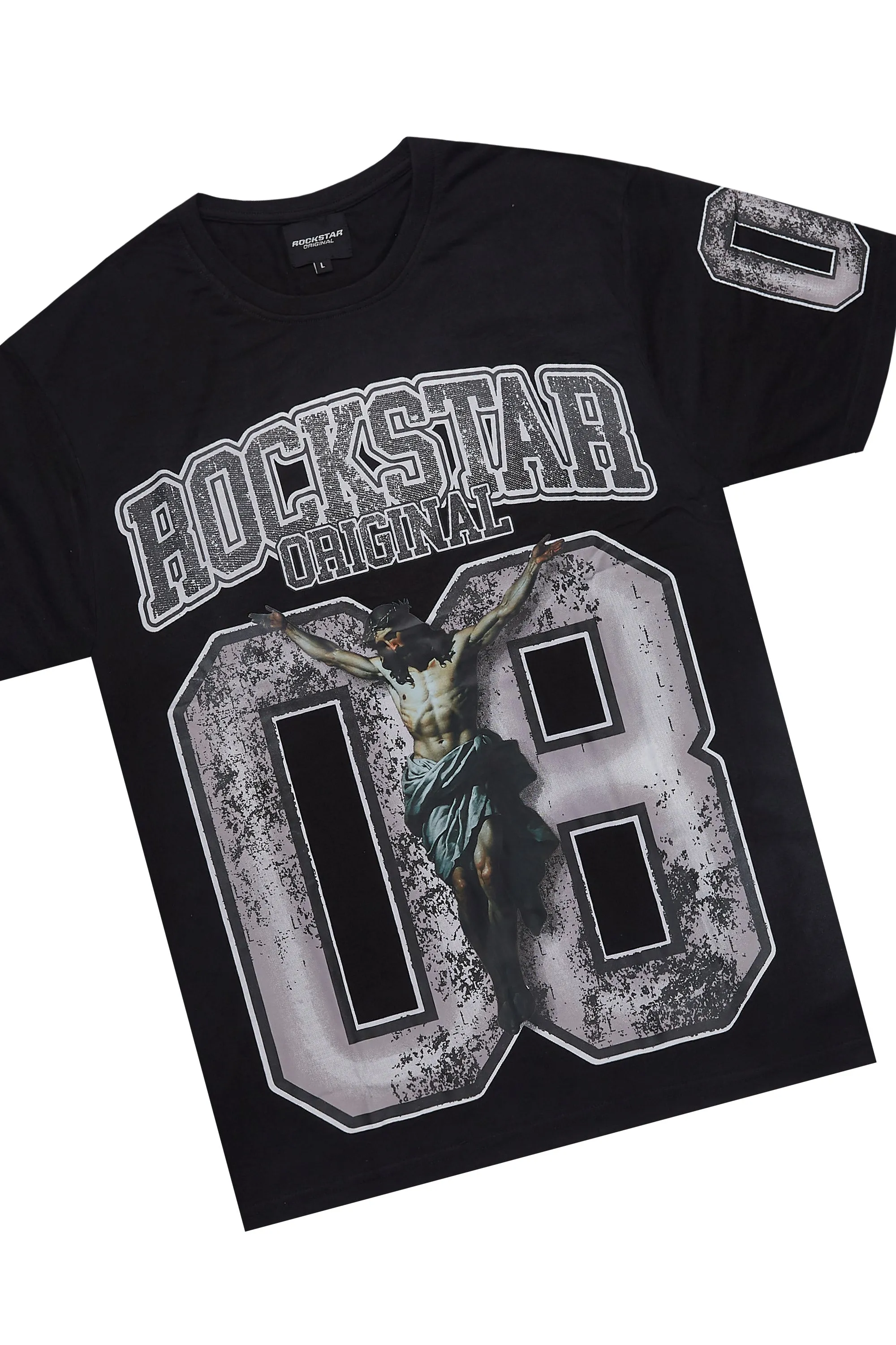 Fields Black/White T-Shirt/Stacked Flare Track Set sold by Rockstar Original product image thumbnail 2