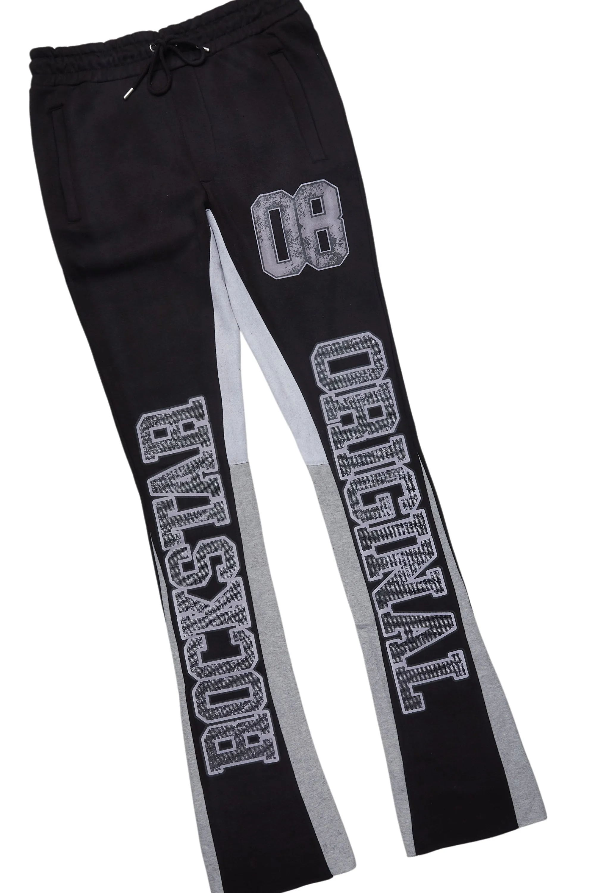 Fields Black/White T-Shirt/Stacked Flare Track Set sold by Rockstar Original product image thumbnail 3