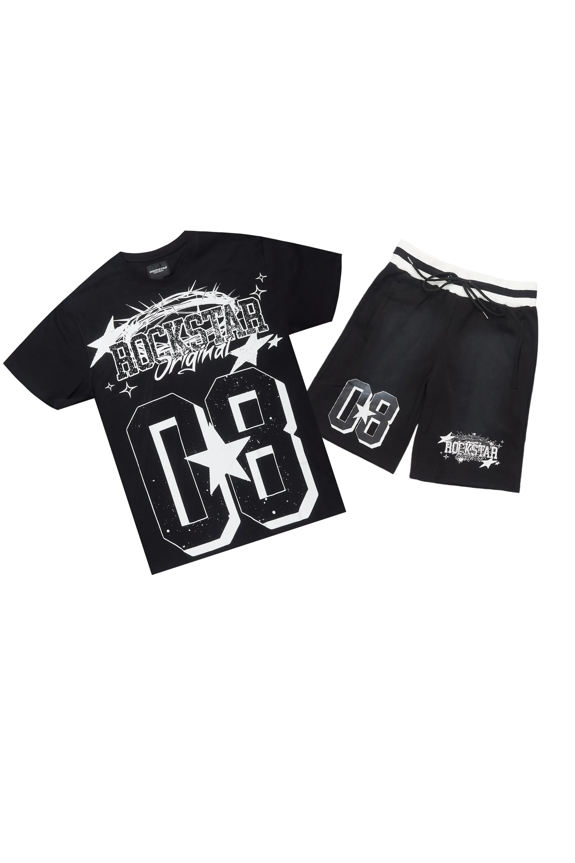 Allstar Black/White T-Shirt Short Set sold by Rockstar Original