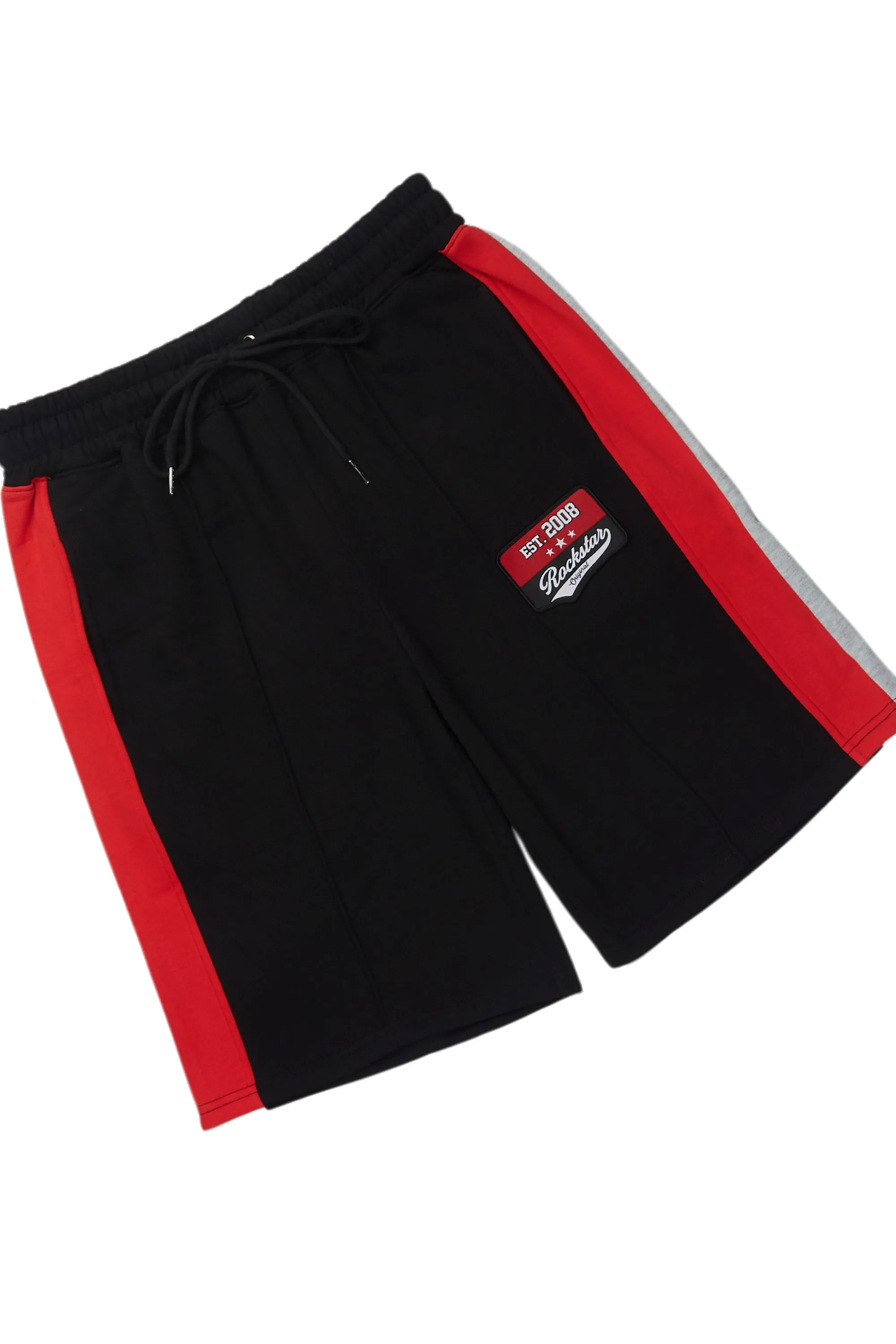 Zavid Black Button Up T-Shirt/Short Set sold by Rockstar Original product image thumbnail 3