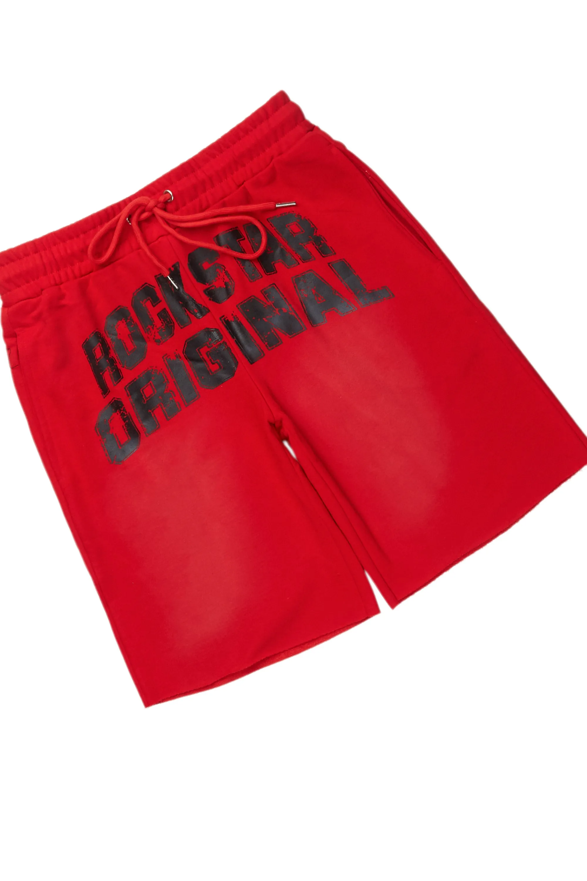 Tumo Red Crop Boxy Tee Short Set sold by Rockstar Original product image thumbnail 3