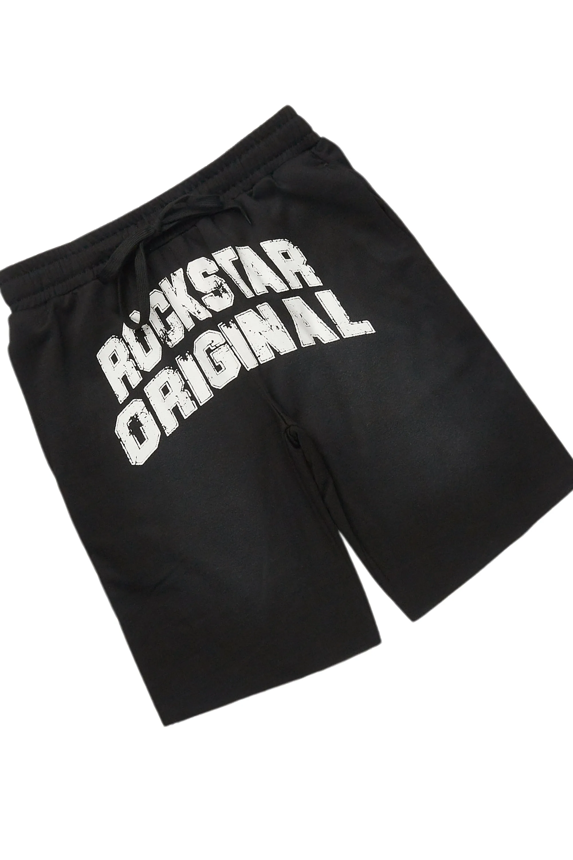 Tumo Black Crop Boxy Tee Short Set sold by Rockstar Original product image thumbnail 3