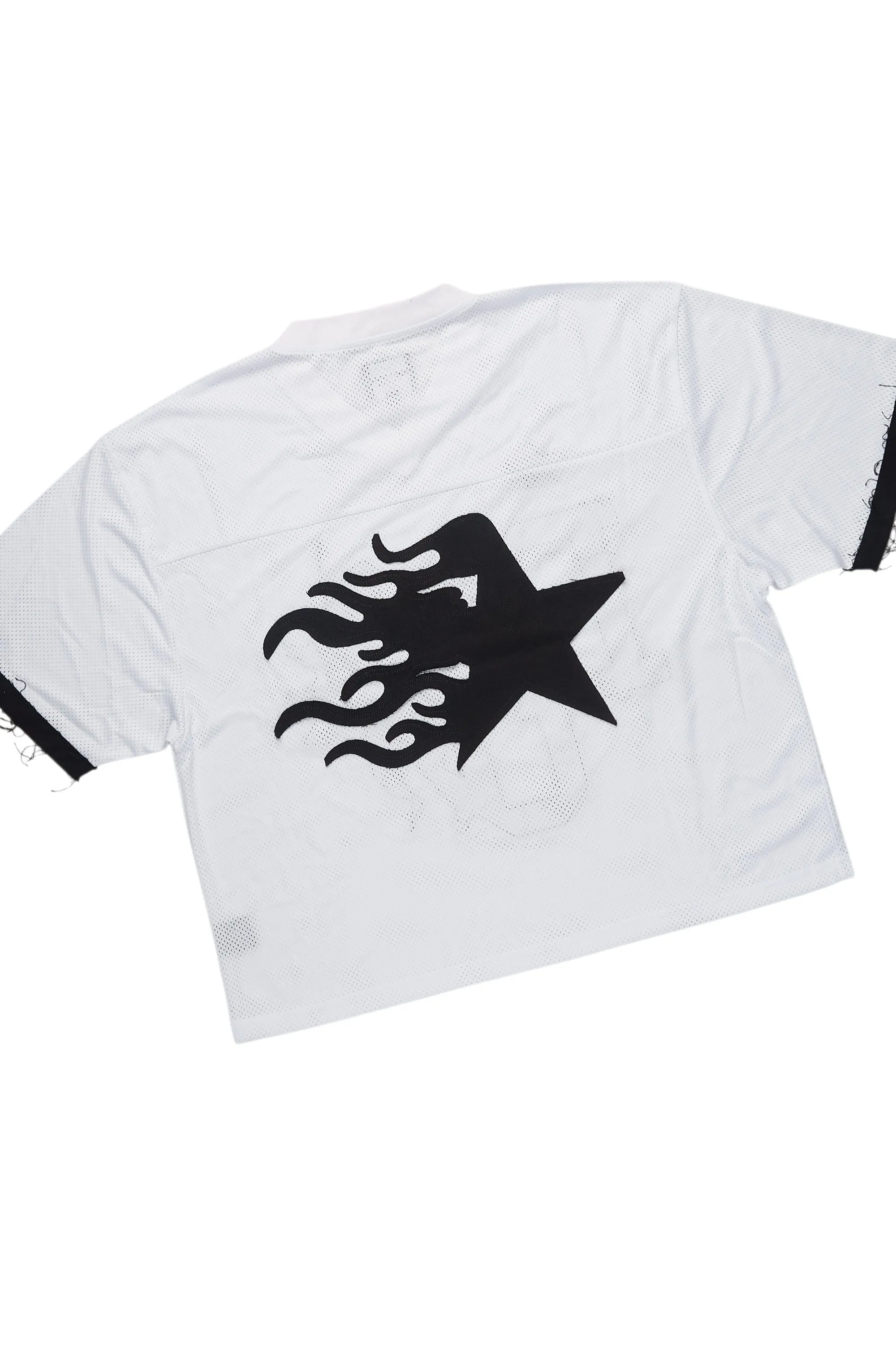 Pluton White Mesh T-Shirt/Short Set sold by Rockstar Original product image thumbnail 3