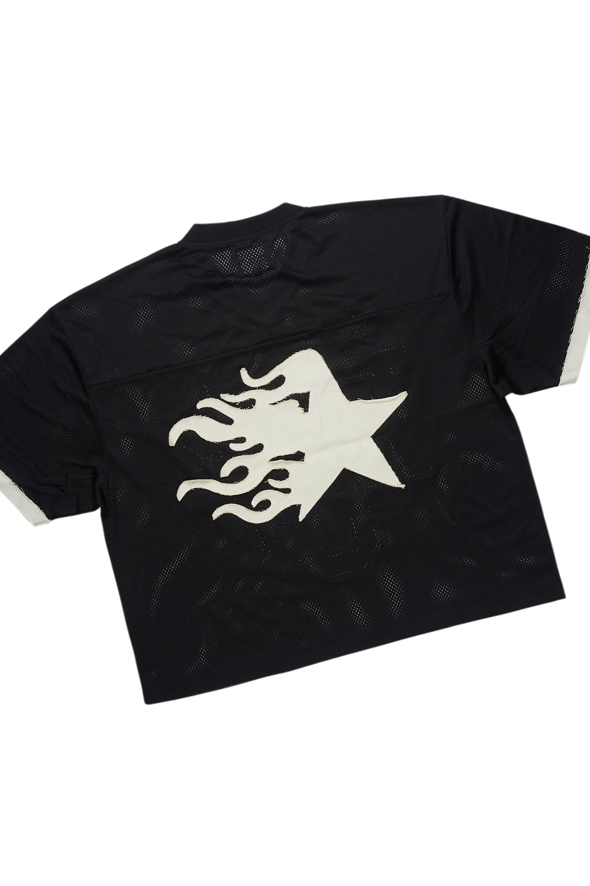 Pluton Black Mesh T-Shirt/Short Set sold by Rockstar Original product image thumbnail 3