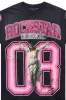 Fields Black/Pink Oversized Graphic T-Shirt sold by Rockstar Original