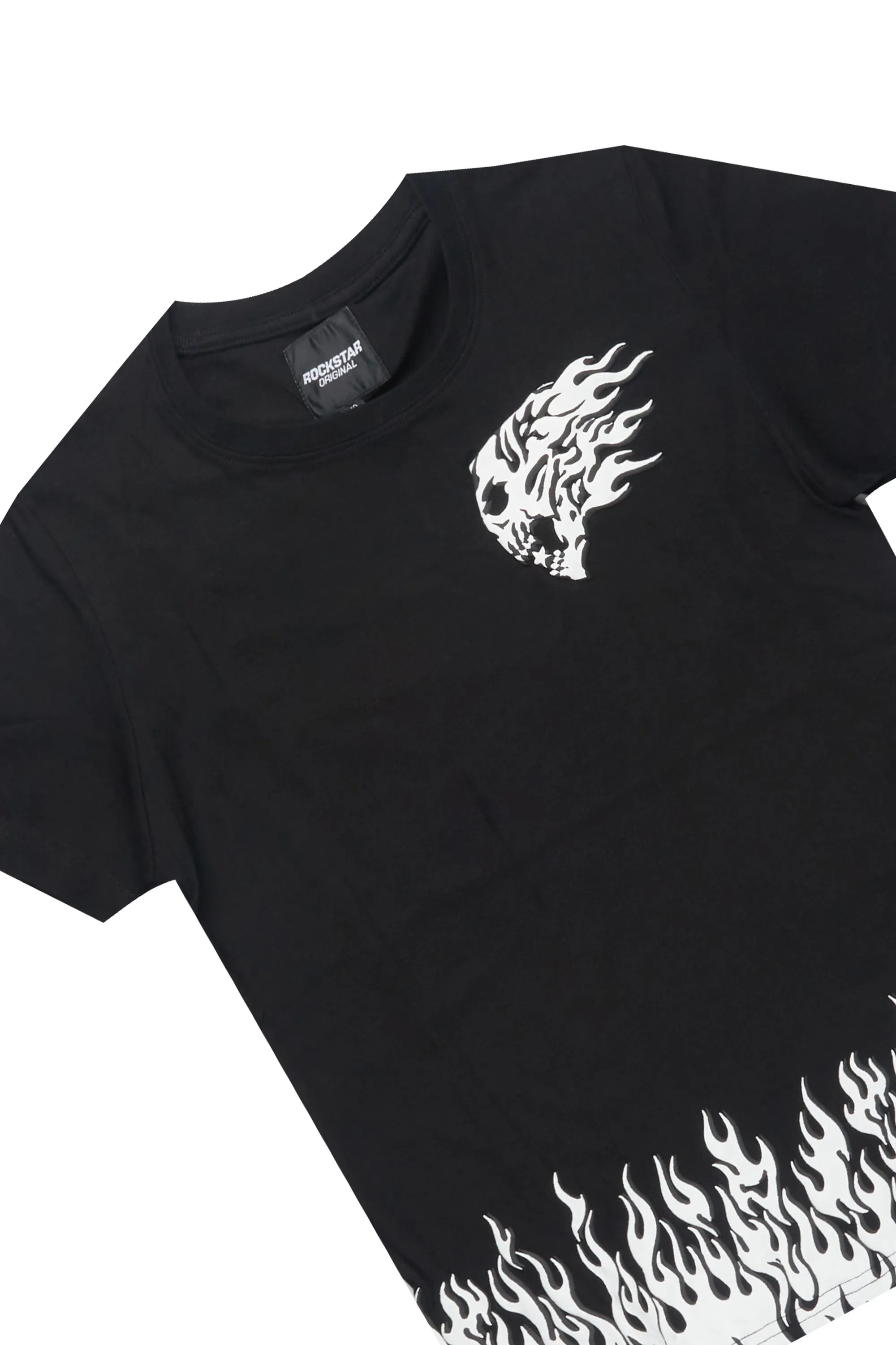 Boys Bubble Black T-Shirt/Short Set sold by Rockstar Original product image thumbnail 3