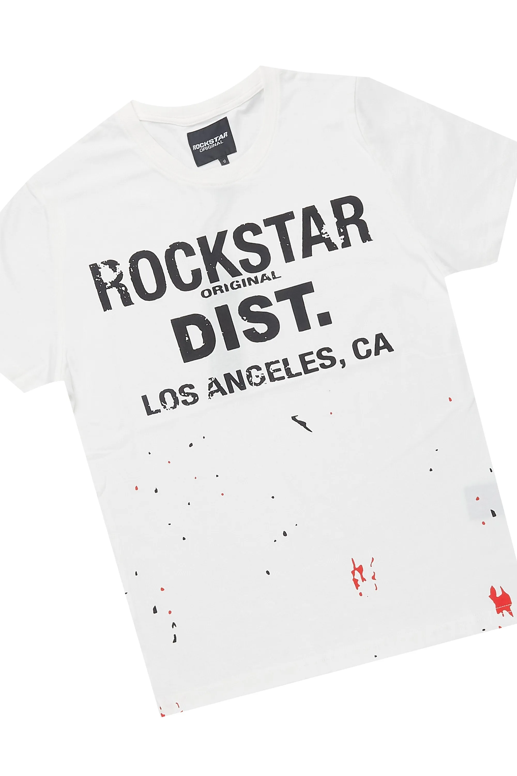 Boys Scottie White/Black Short Set sold by Rockstar Original product image thumbnail 2