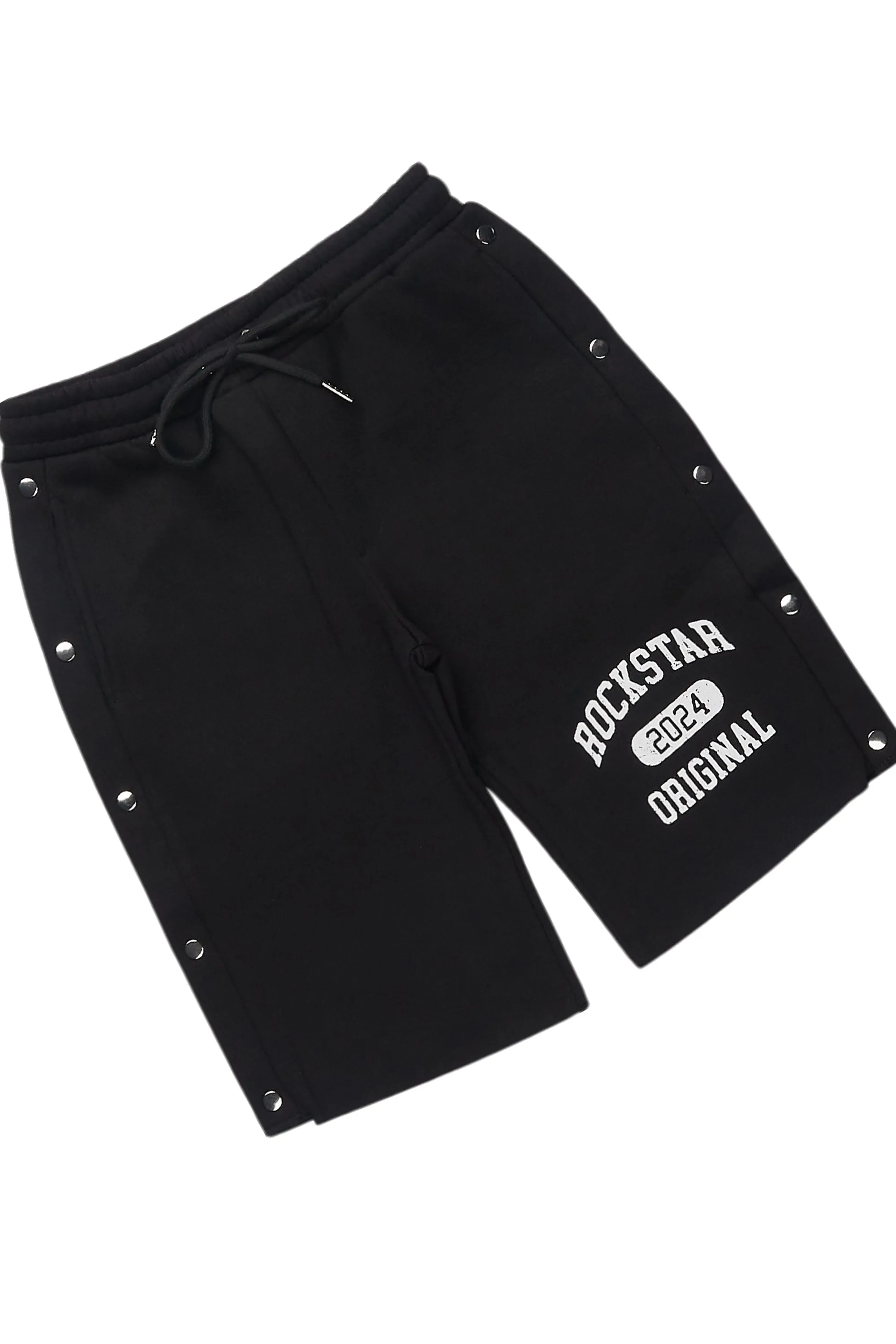 Boys Lex Black T-Shirt/Short Set sold by Rockstar Original product image thumbnail 4