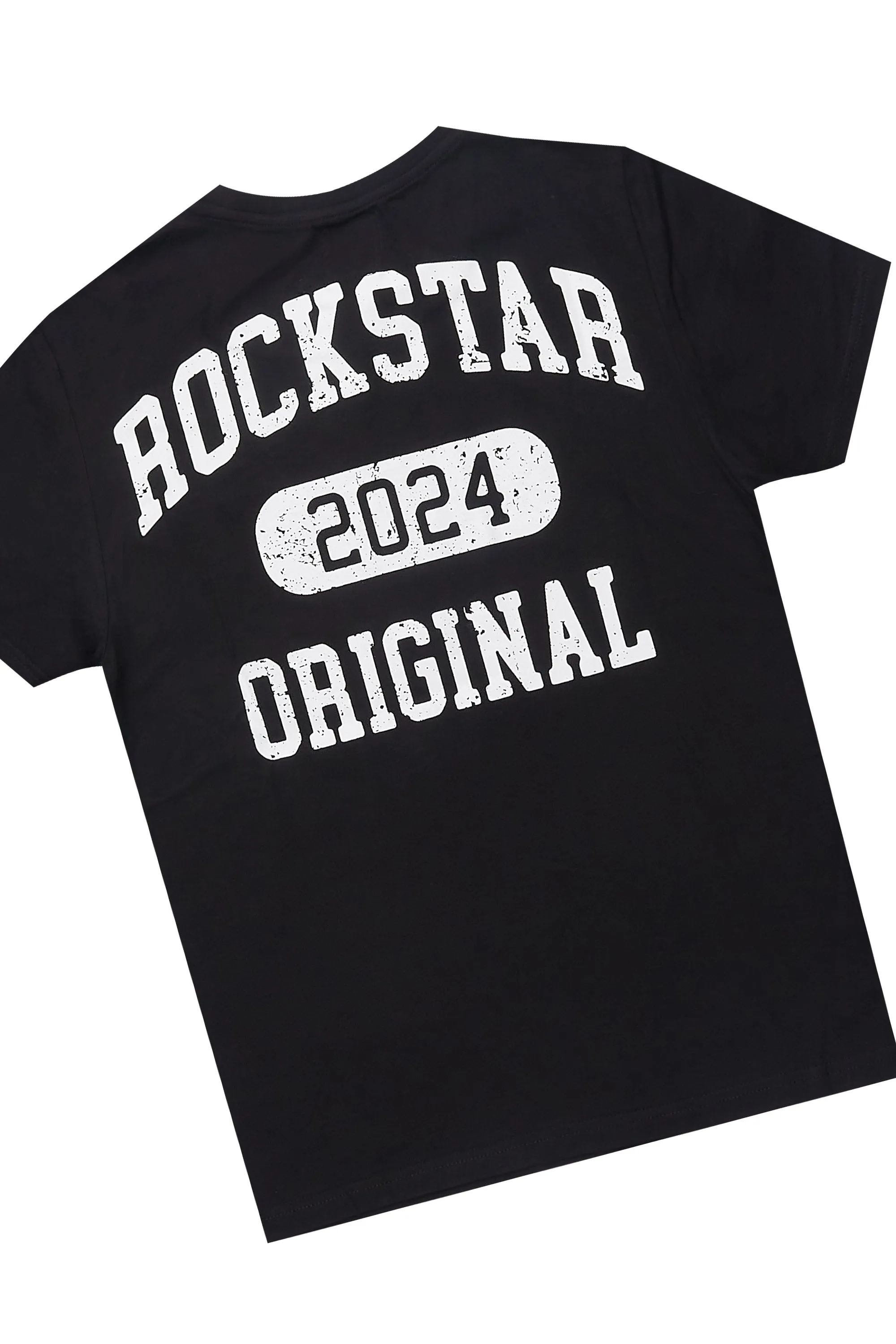 Boys Lex Black T-Shirt/Short Set sold by Rockstar Original product image thumbnail 3