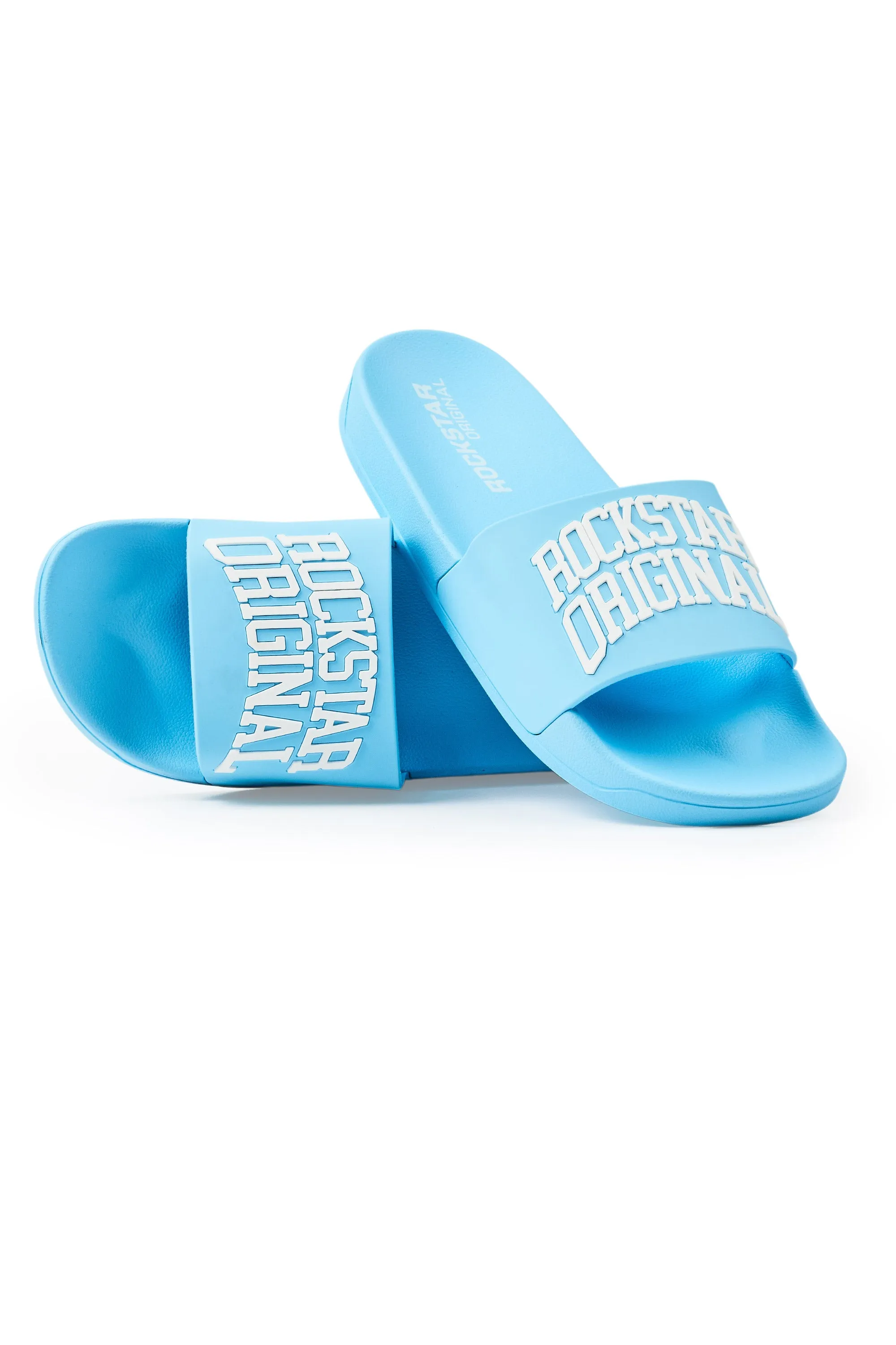 Surfside Blue Graphic Slides sold by Rockstar Original