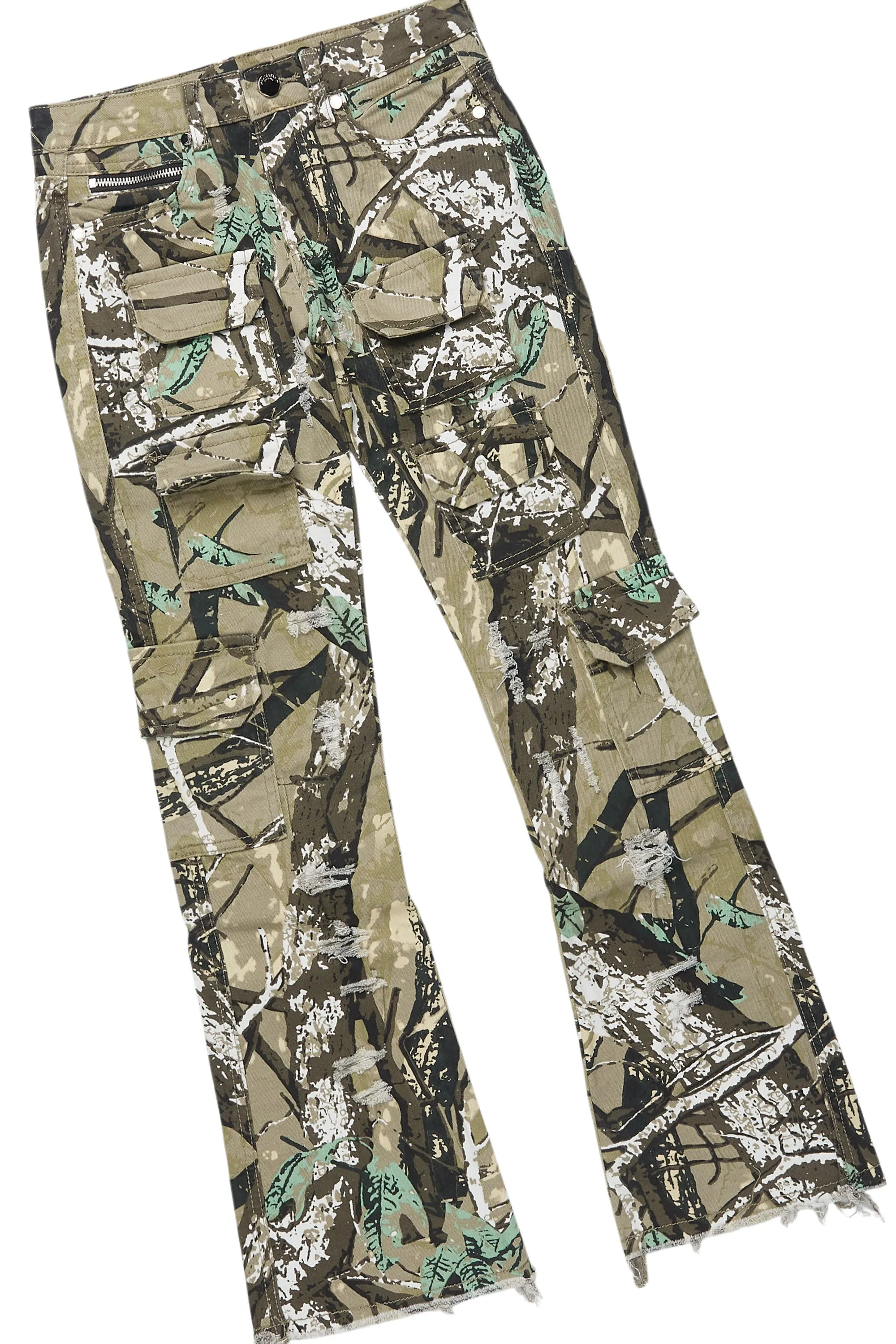 Boys Lake Vintage Sand/Beige T-Shirt/Stacked Flare Jean Set sold by Rockstar Original product image thumbnail 3