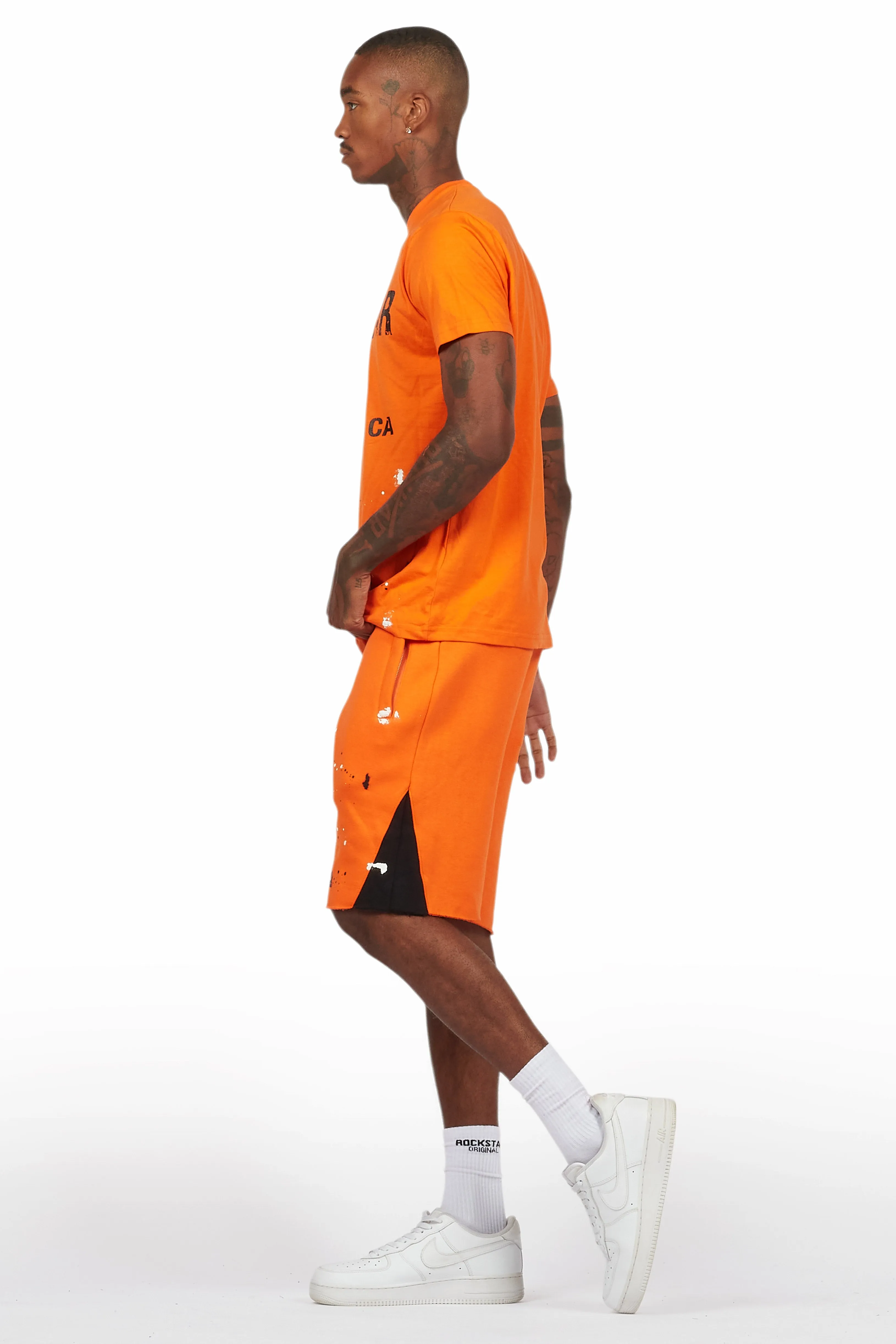 Scottie Orange Painter T-Shirt/Short Set sold by Rockstar Original product image thumbnail 5
