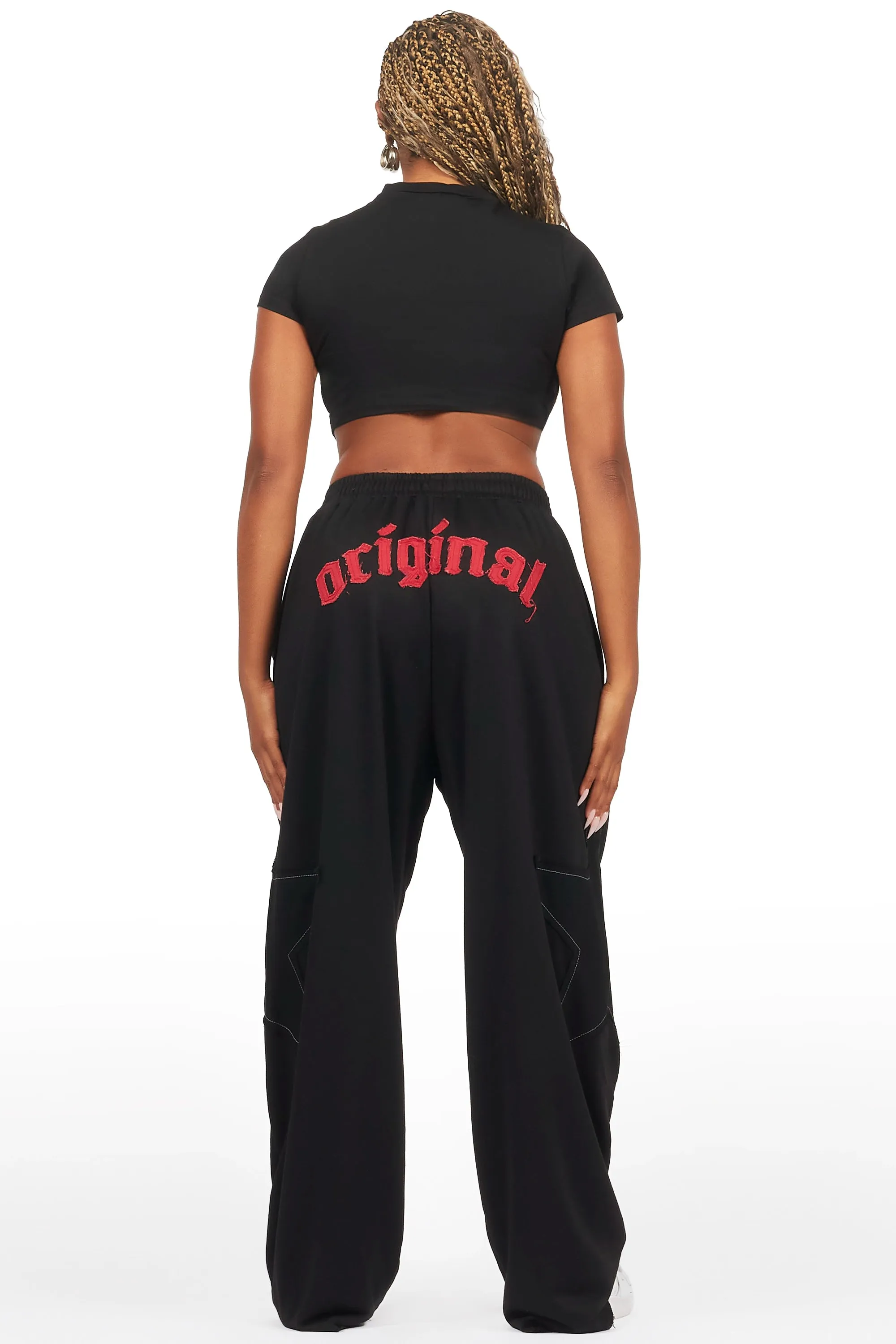 Shelley Black/Red T-Shirt Trackset sold by Rockstar Original product image thumbnail 5