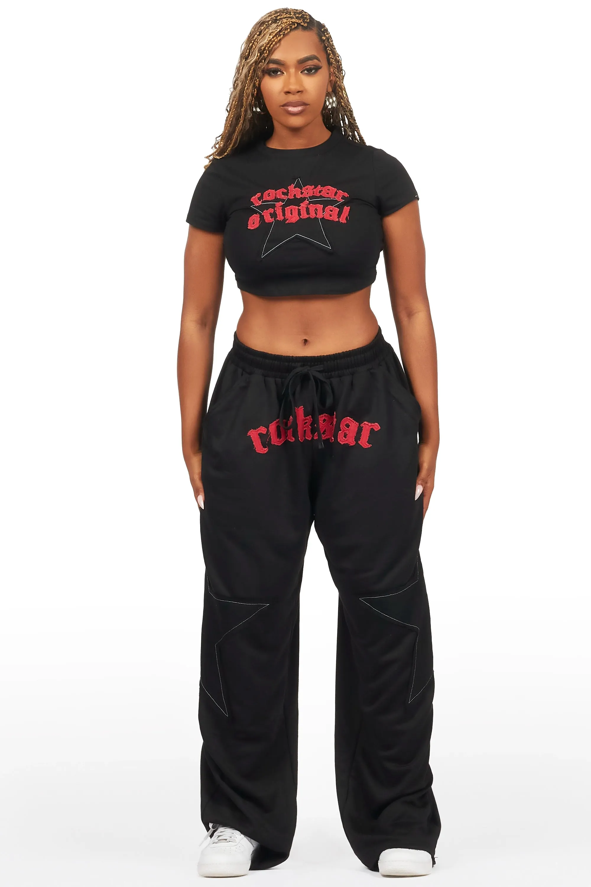 Shelley Black/Red T-Shirt Trackset sold by Rockstar Original product image thumbnail 2