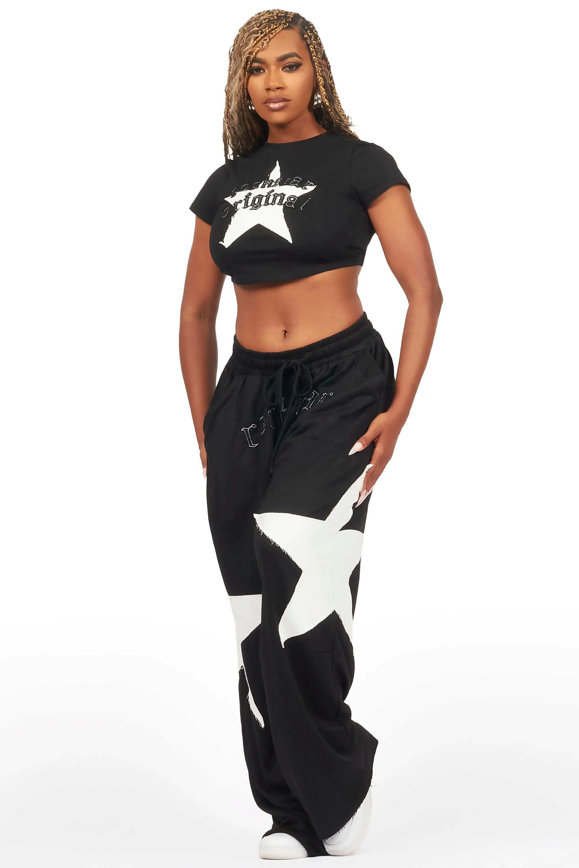 Shelley Black/White T-Shirt Trackset sold by Rockstar Original product image thumbnail 3