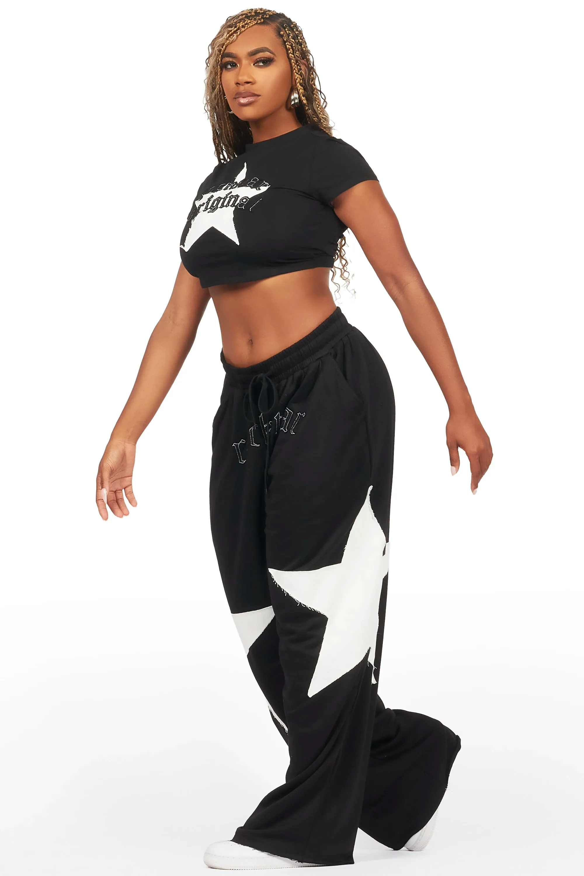 Shelley Black/White T-Shirt Trackset sold by Rockstar Original product image thumbnail 4