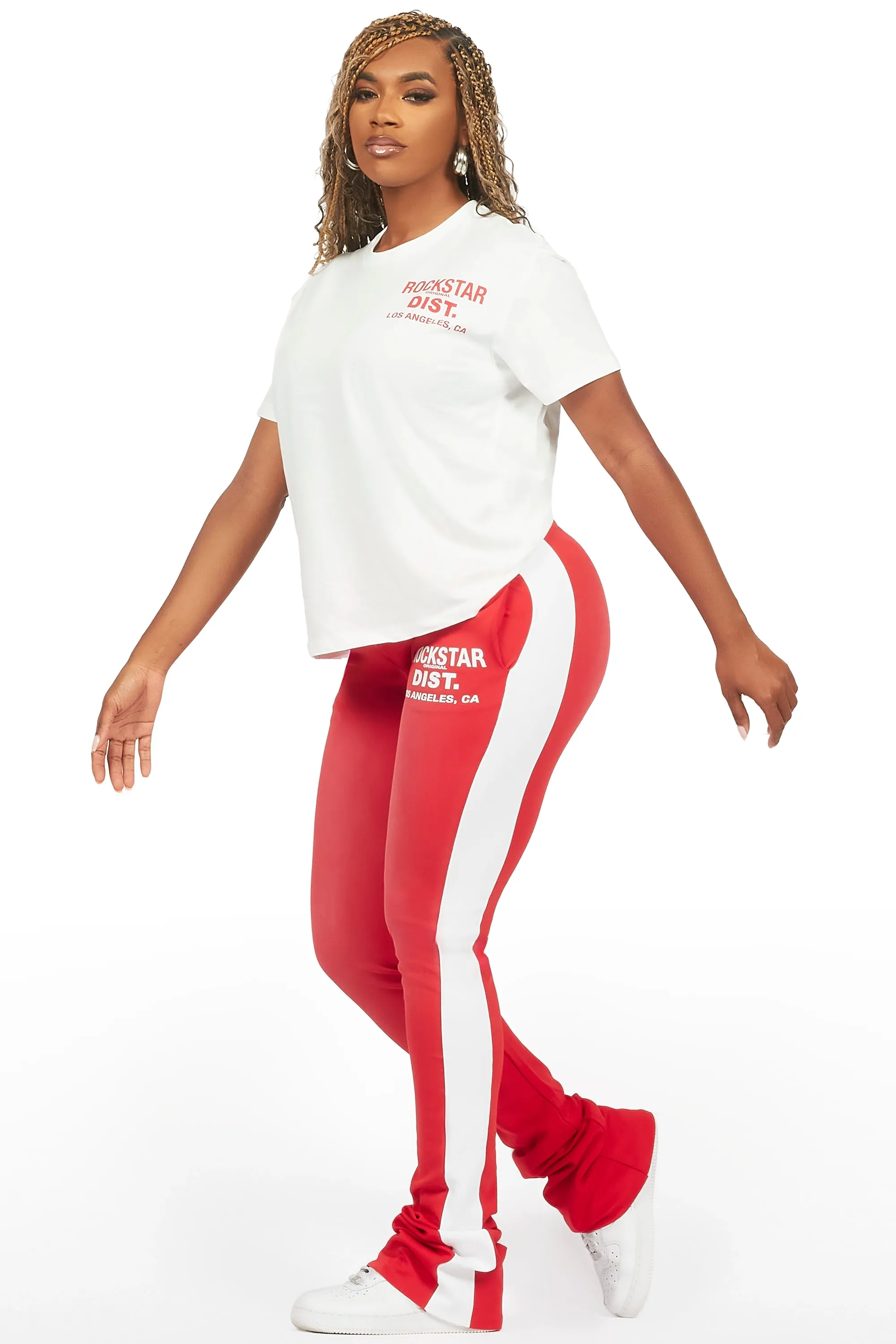 Atlanty 2.0 White/Red T-Shirt Trackset sold by Rockstar Original product image thumbnail 4