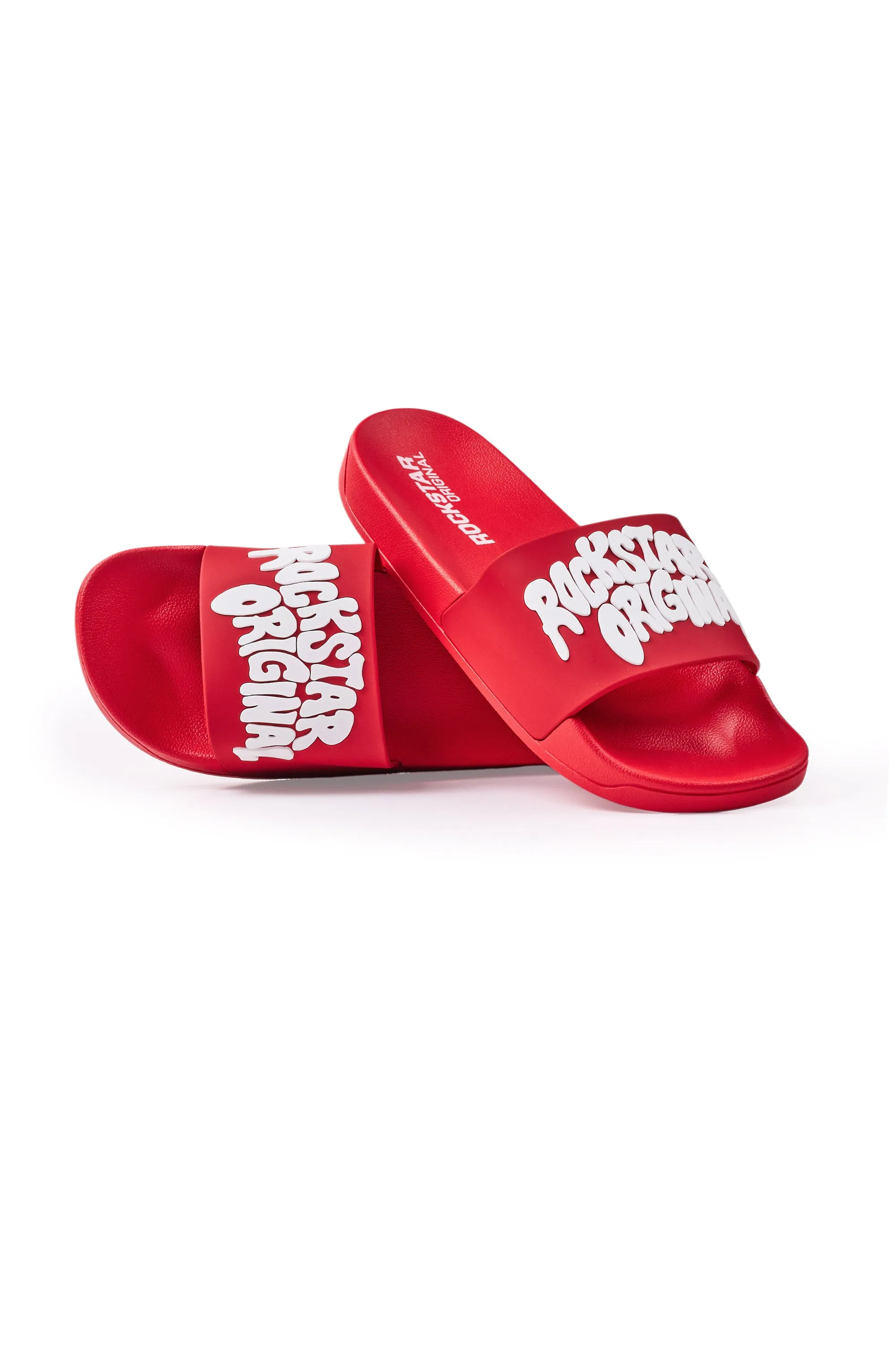 Boys Shift 2.0 Red/White Slides sold by Rockstar Original