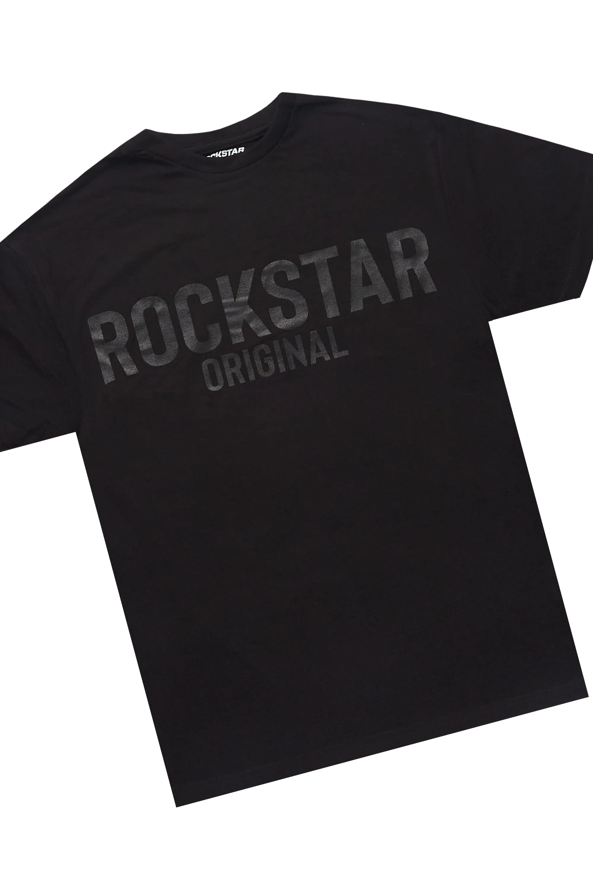 Sana Black/Black T-Shirt/Dag Stacked Flare Jean Set sold by Rockstar Original product image thumbnail 2