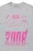 Girls Esha Grey/Pink Graphic T-Shirt sold by Rockstar Original