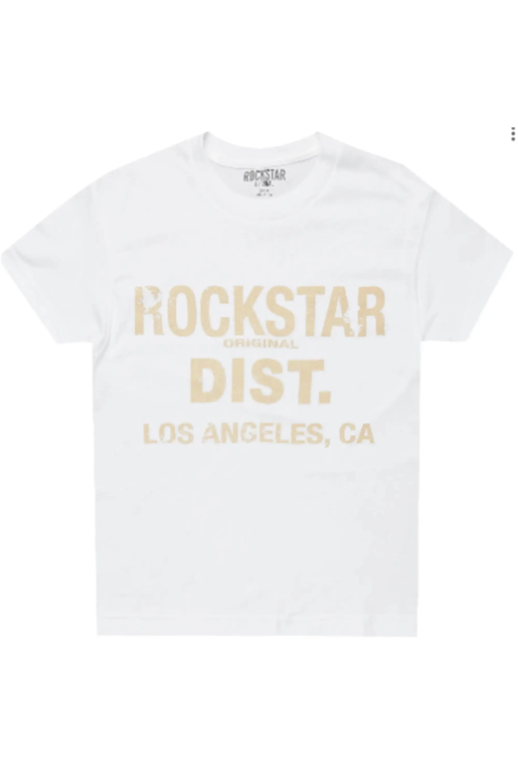 Girls Janny White/ Beige Graphic T-Shirt sold by Rockstar Original