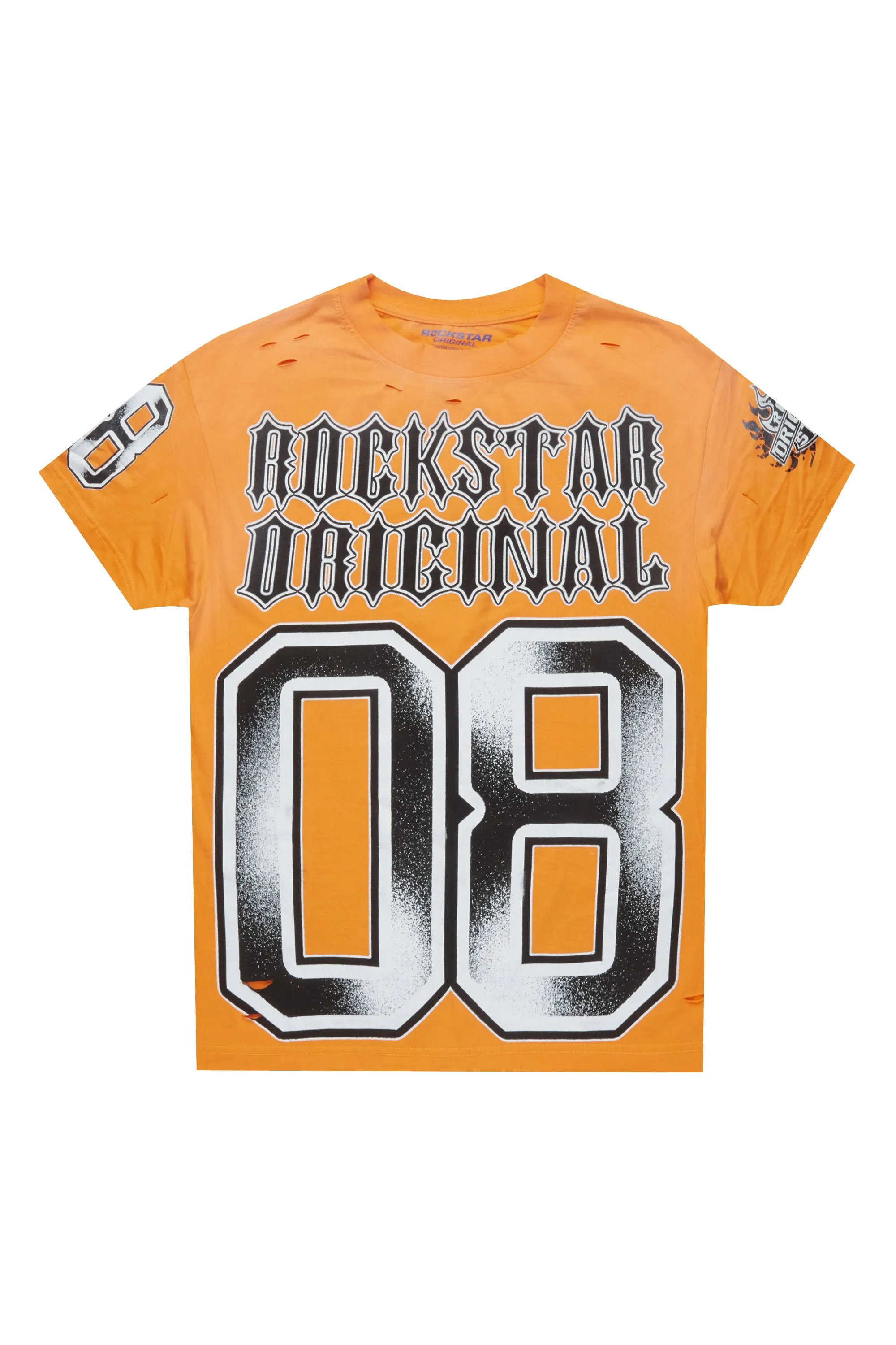 Alim Orange Oversized Graphic T-Shirt sold by Rockstar Original