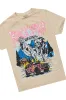 Boys Kip Vintage Sand/Pink T-Shirt/Stacked Flare Jean Set sold by Rockstar Original
