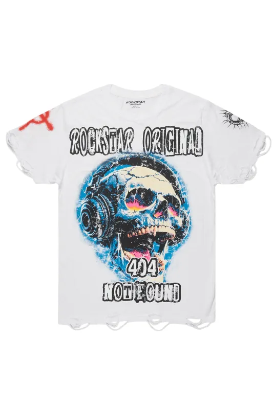 Amare White Graphic T-Shirt sold by Rockstar Original