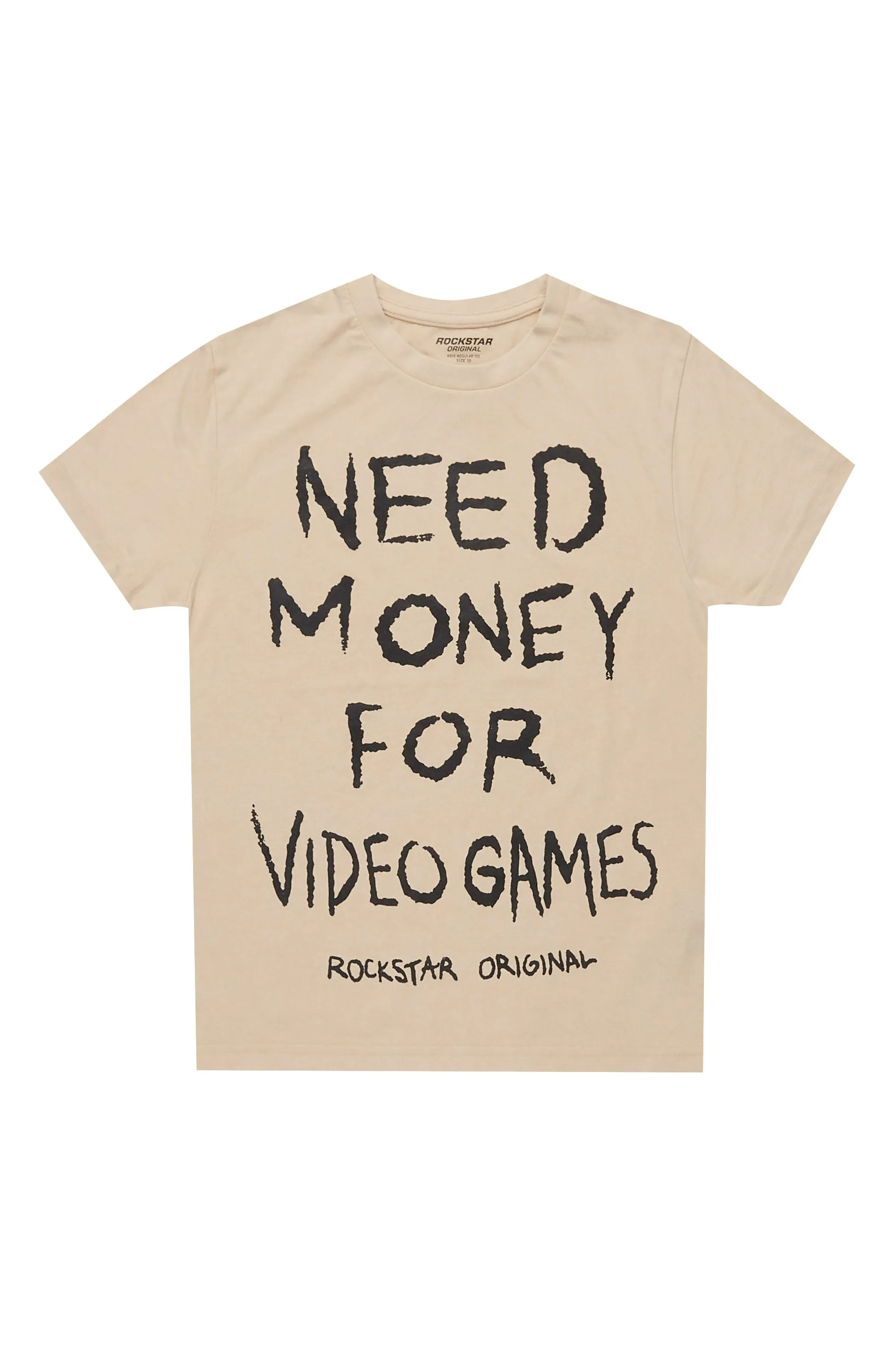 Boys M4 Video Games Vintage Sand Graphic T-Shirt sold by Rockstar Original