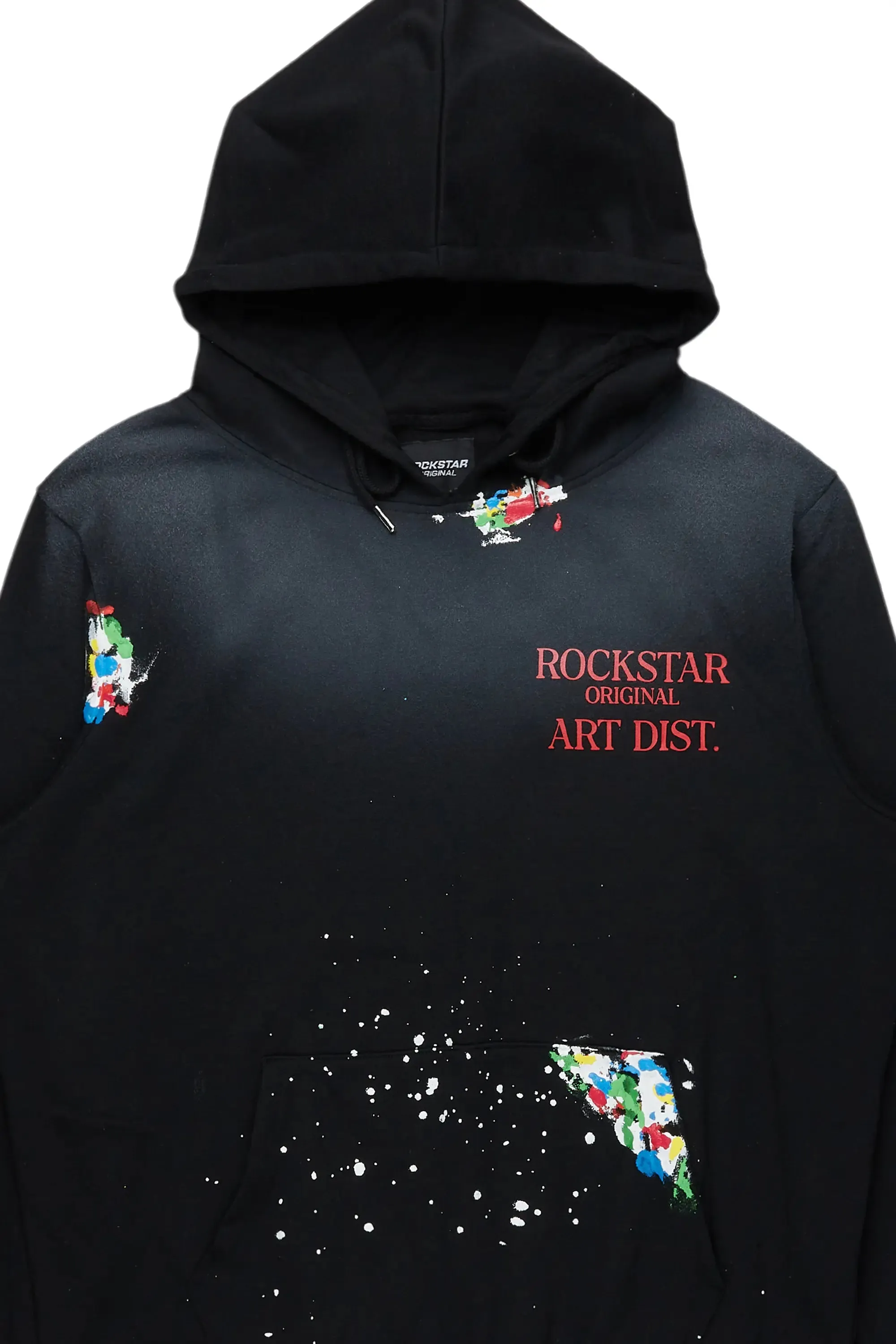 Rockstar Art Dist. Black/Red Graphic Hoodie sold by Rockstar Original product image thumbnail 5