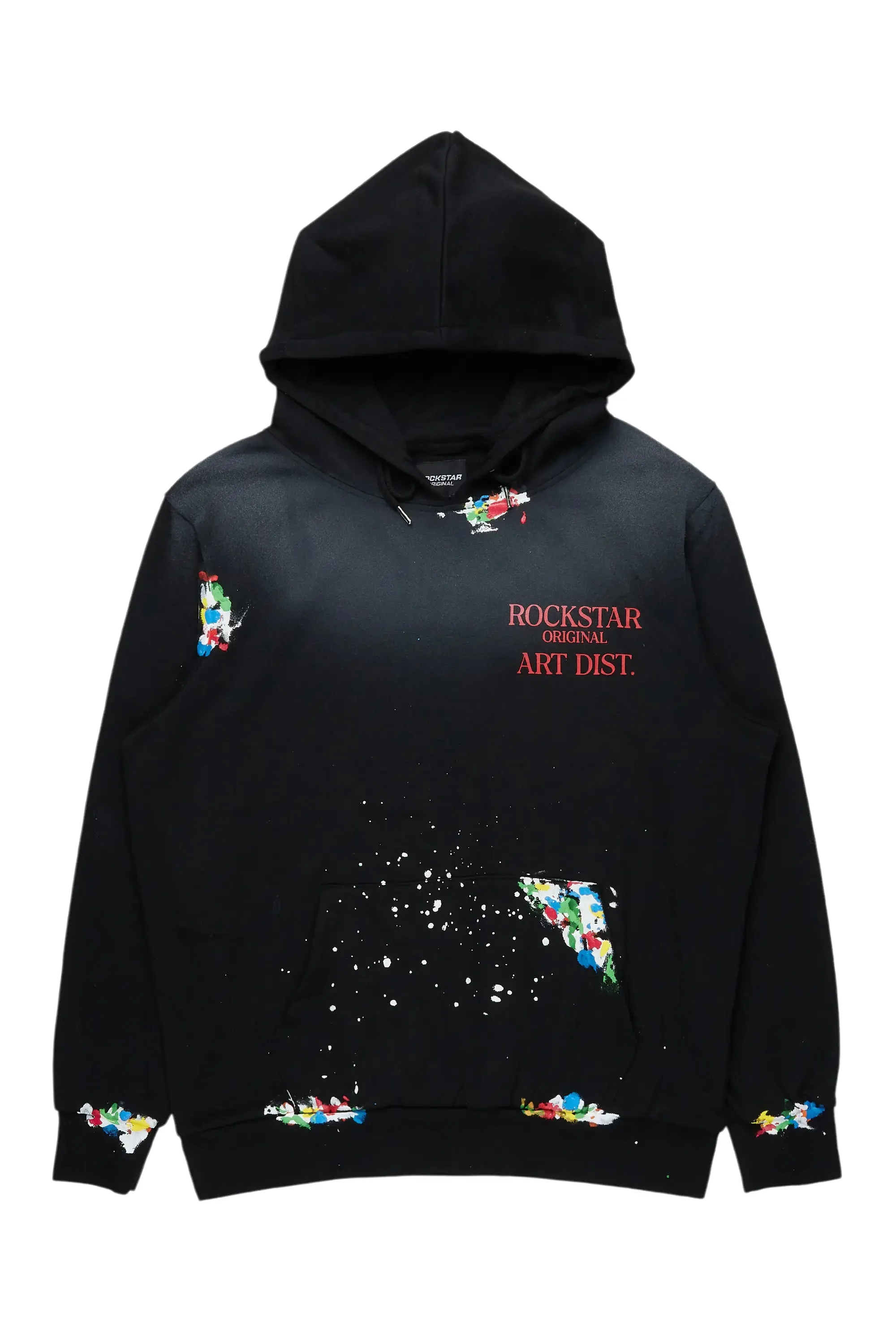 Rockstar Art Dist. Black/Red Graphic Hoodie sold by Rockstar Original