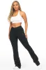 Sareka Black Rhinestone Stacked Flare Jean sold by Rockstar Original