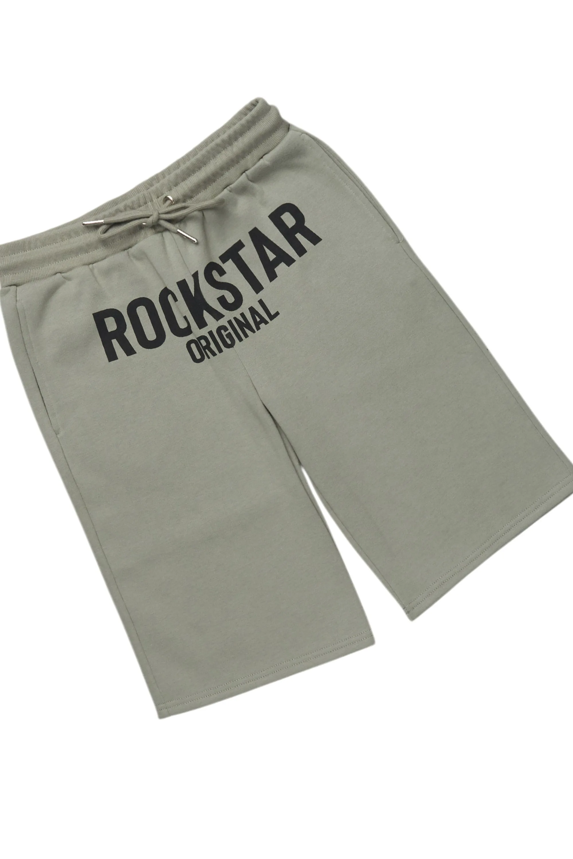 Boys Sana Army Green Short Set sold by Rockstar Original product image thumbnail 3