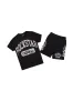 Boys Members Black T-Shirt/Short Set sold by Rockstar Original