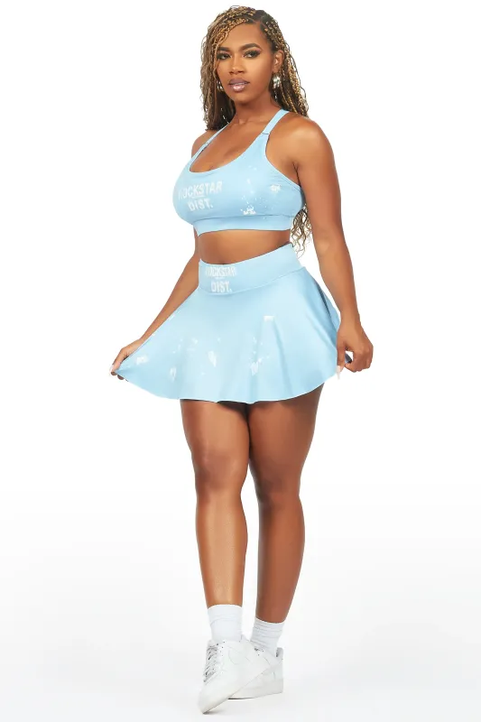 Tiffanie Light Blue Skirt Set sold by Rockstar Original