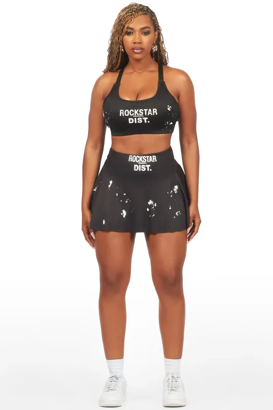 Tiffanie Black Skirt Set sold by Rockstar Original