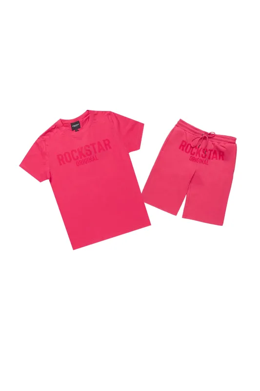 Girls Sana Pink Short Set sold by Rockstar Original