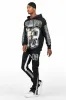 Fields Black/White Stacked Flare Hoodie Track Set sold by Rockstar Original