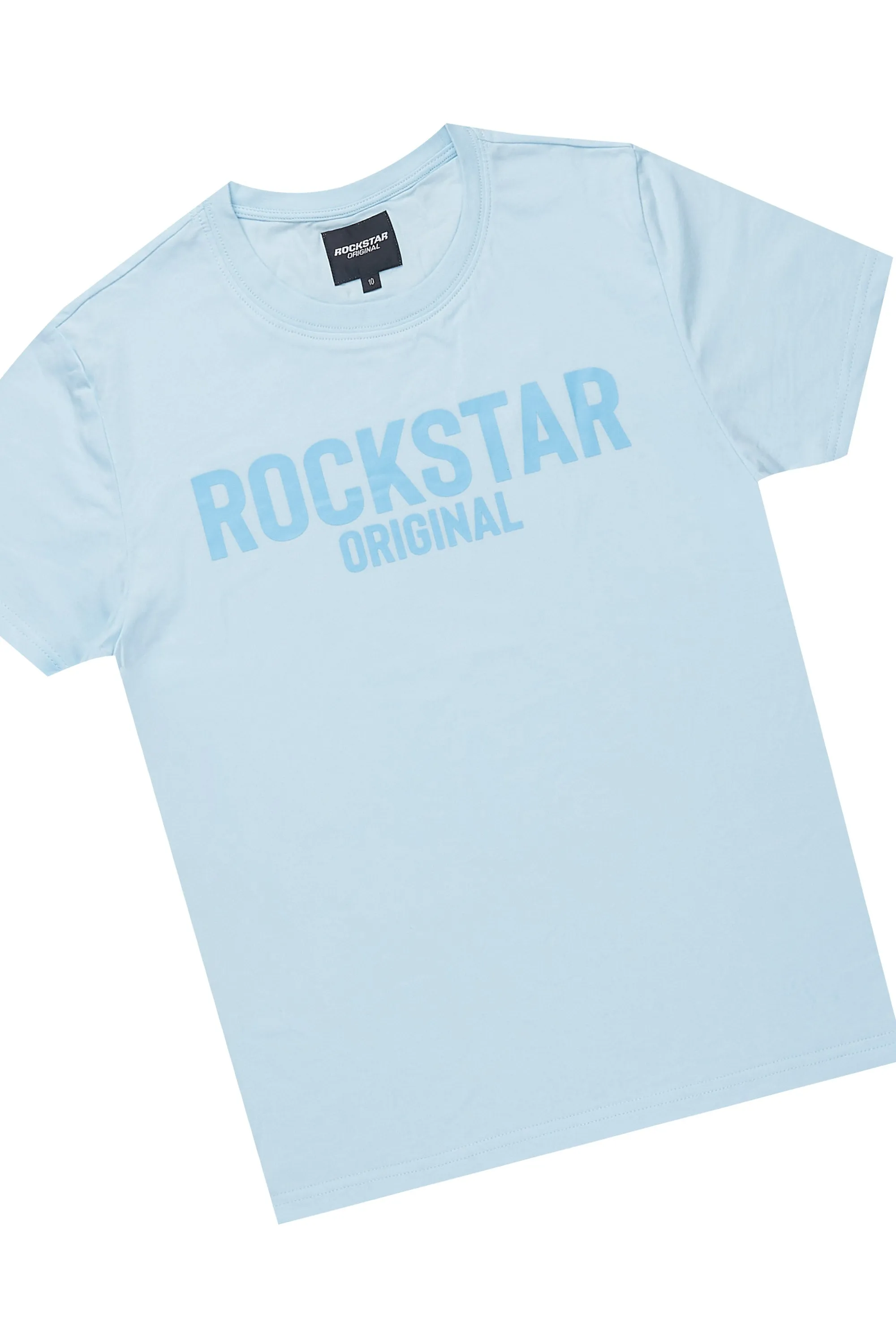 Boys Sana Blue Short Set sold by Rockstar Original product image thumbnail 2