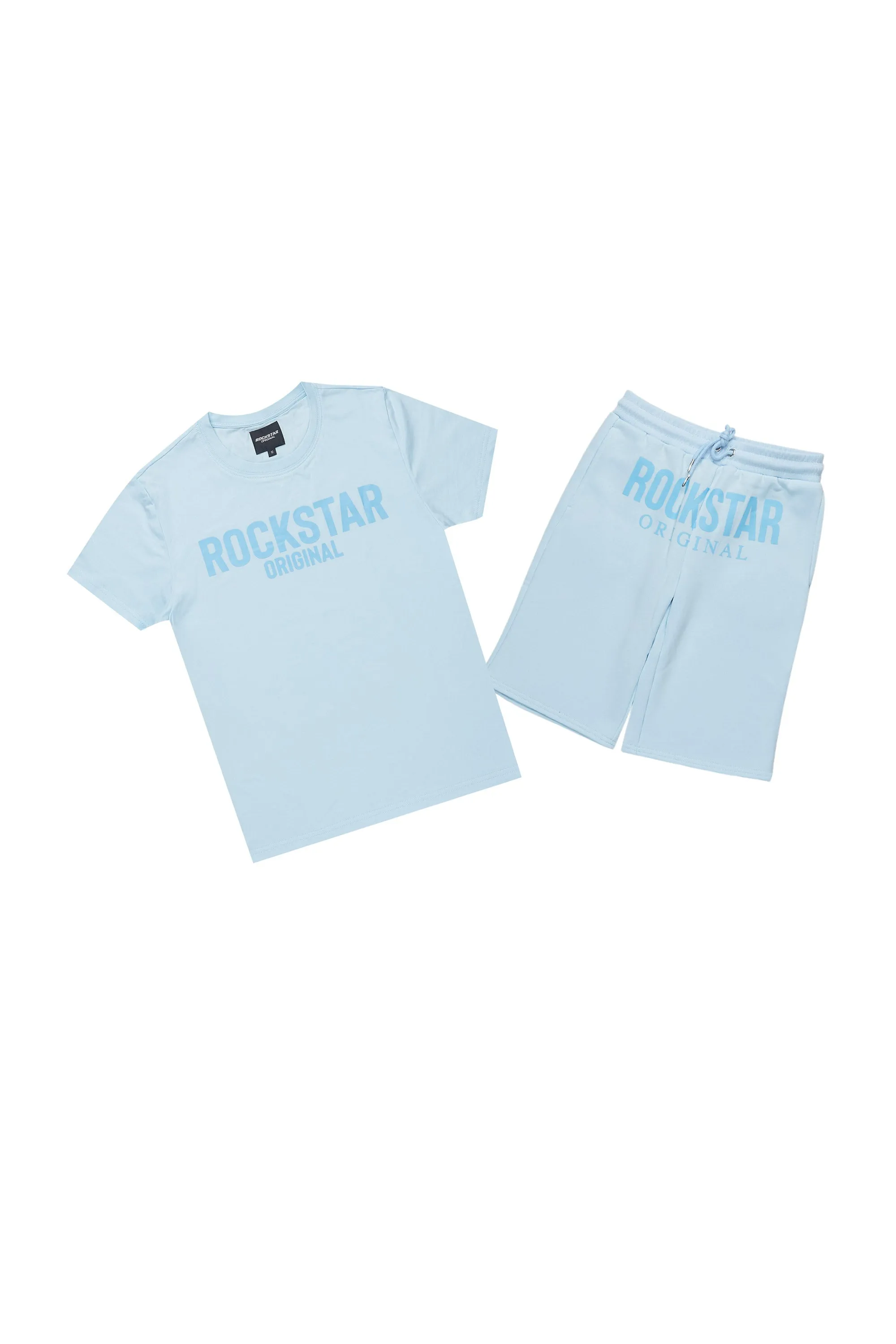 Boys Sana Blue Short Set sold by Rockstar Original