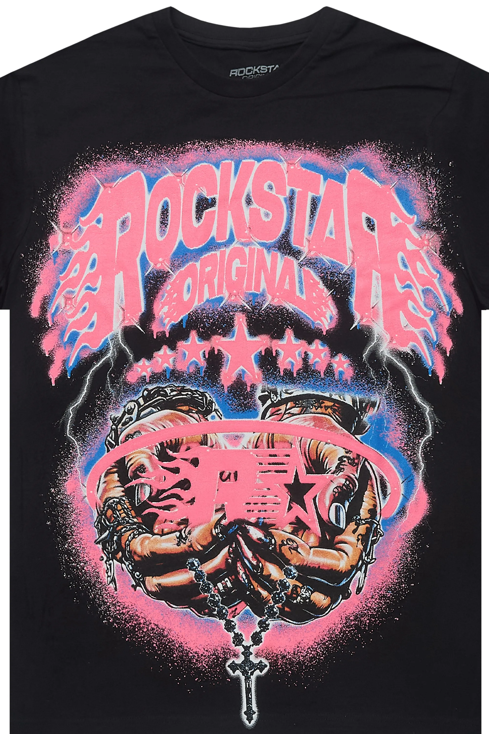 Zeniyah Black Oversized T-Shirt sold by Rockstar Original product image thumbnail 2