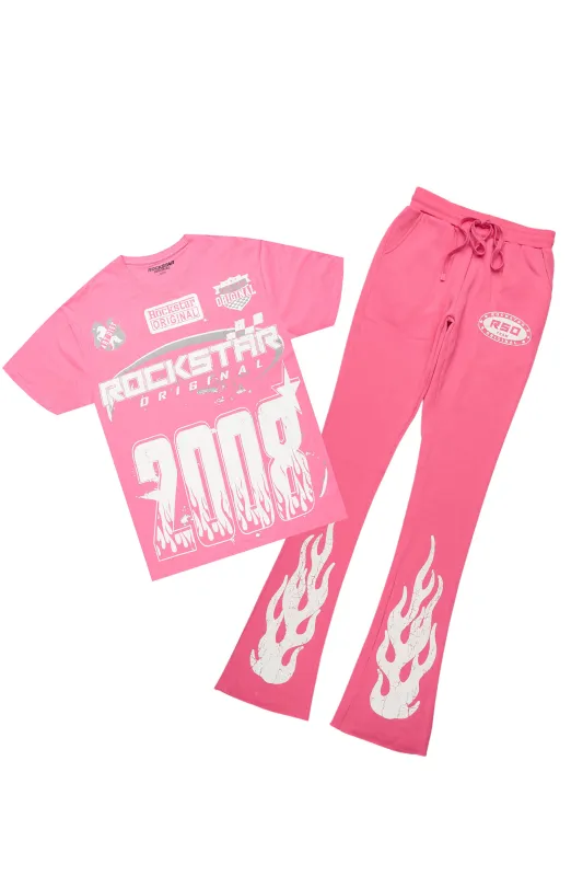 Esha Pink T-Shirt Trackset sold by Rockstar Original