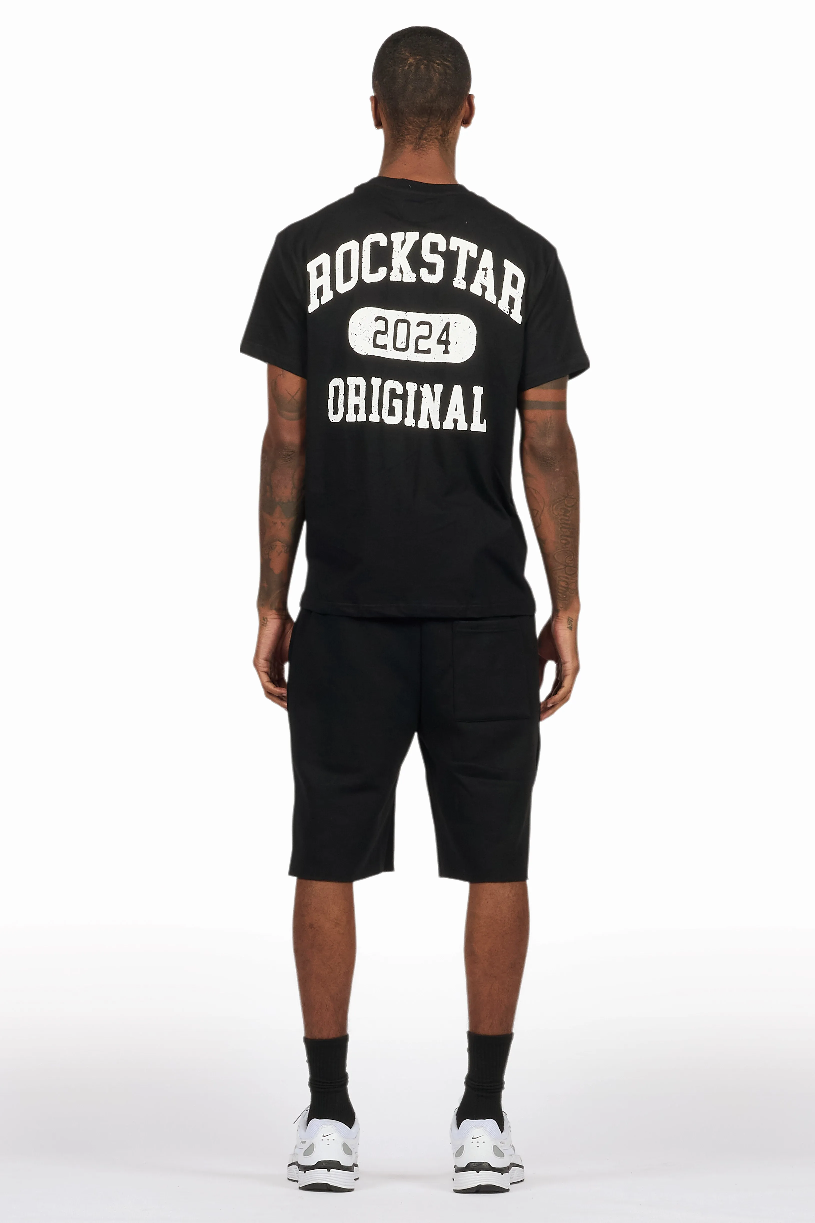 Lex Black T-Shirt/Short Set sold by Rockstar Original product image thumbnail 4