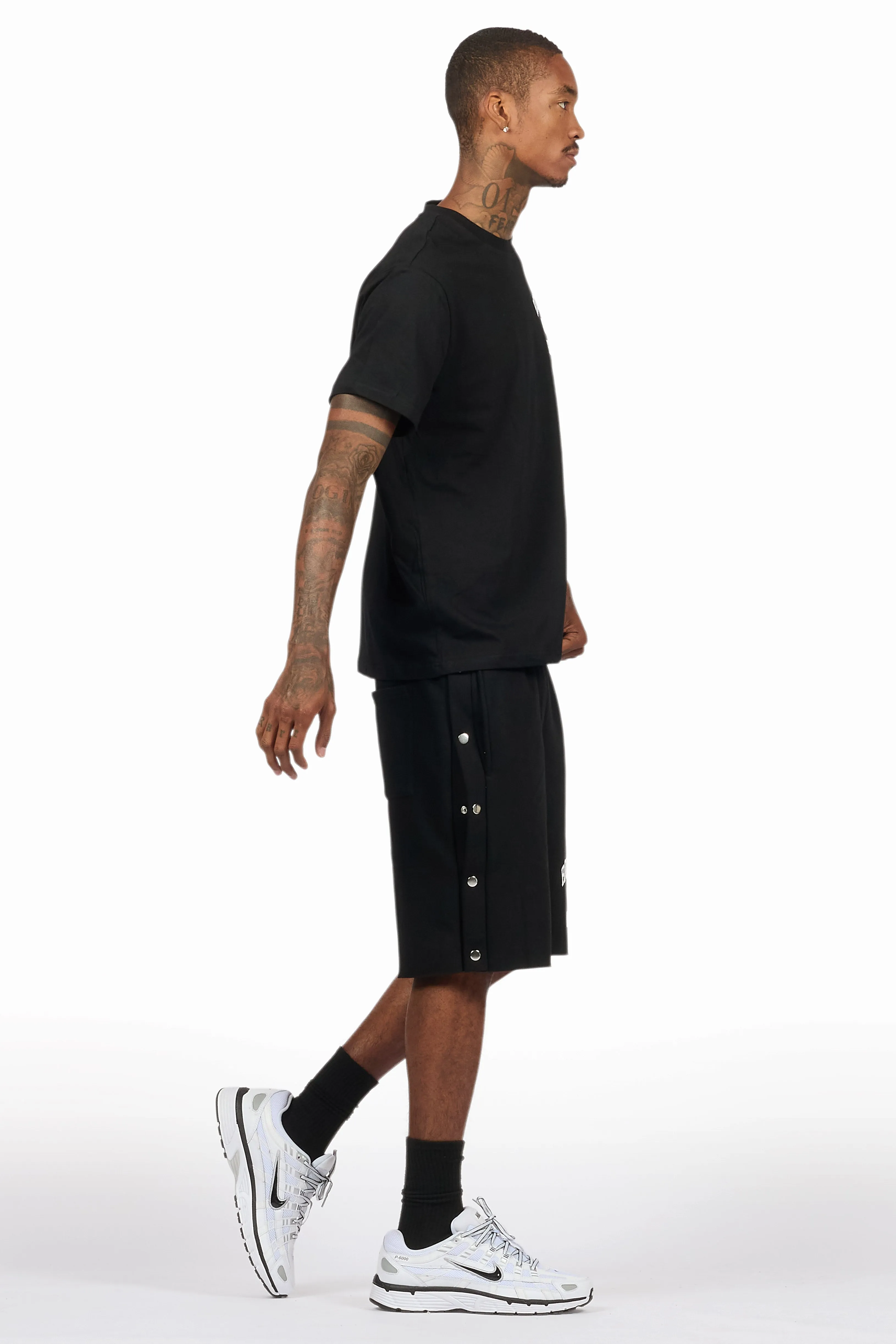 Lex Black T-Shirt/Short Set sold by Rockstar Original product image thumbnail 3