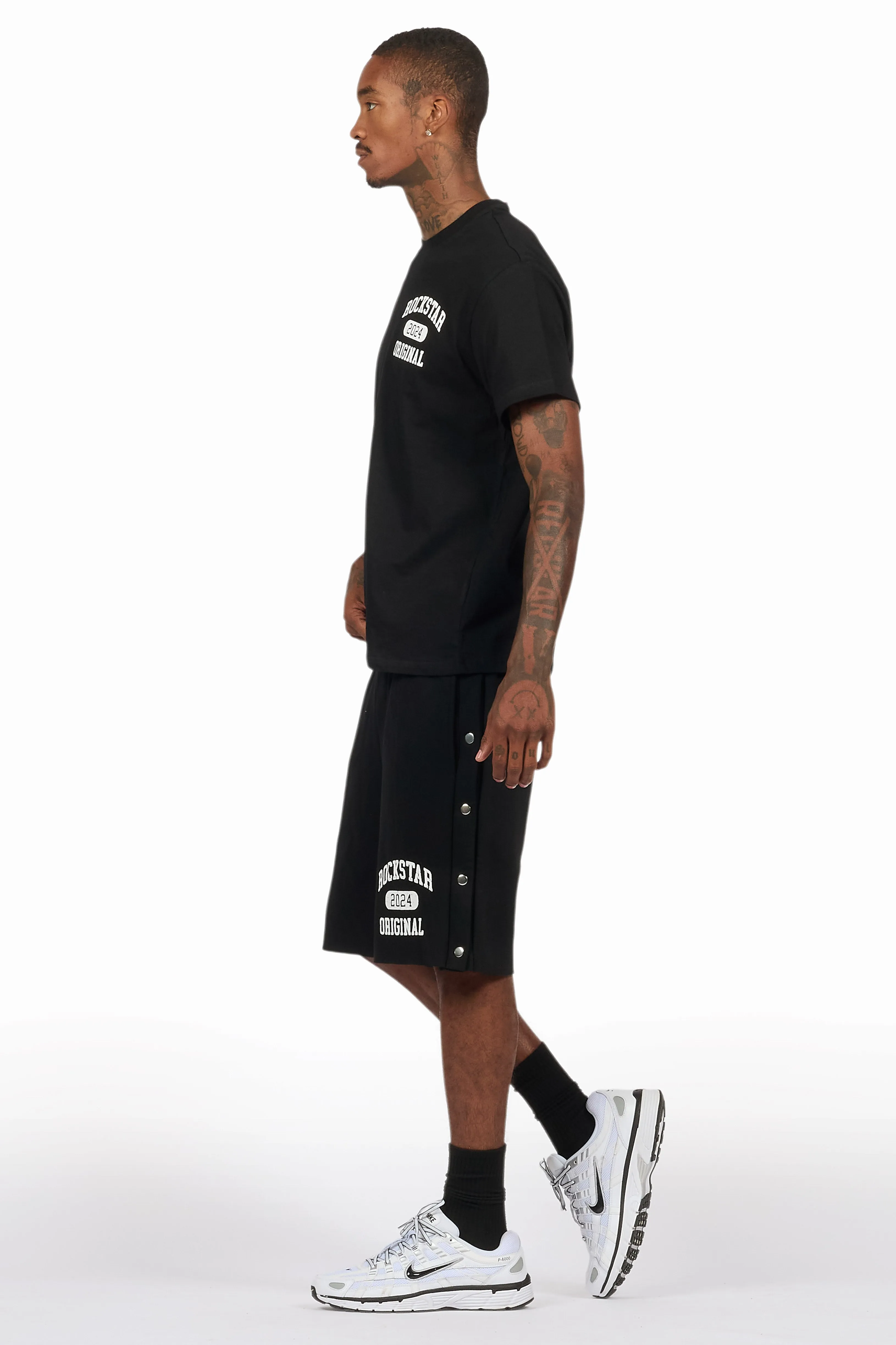 Lex Black T-Shirt/Short Set sold by Rockstar Original product image thumbnail 5
