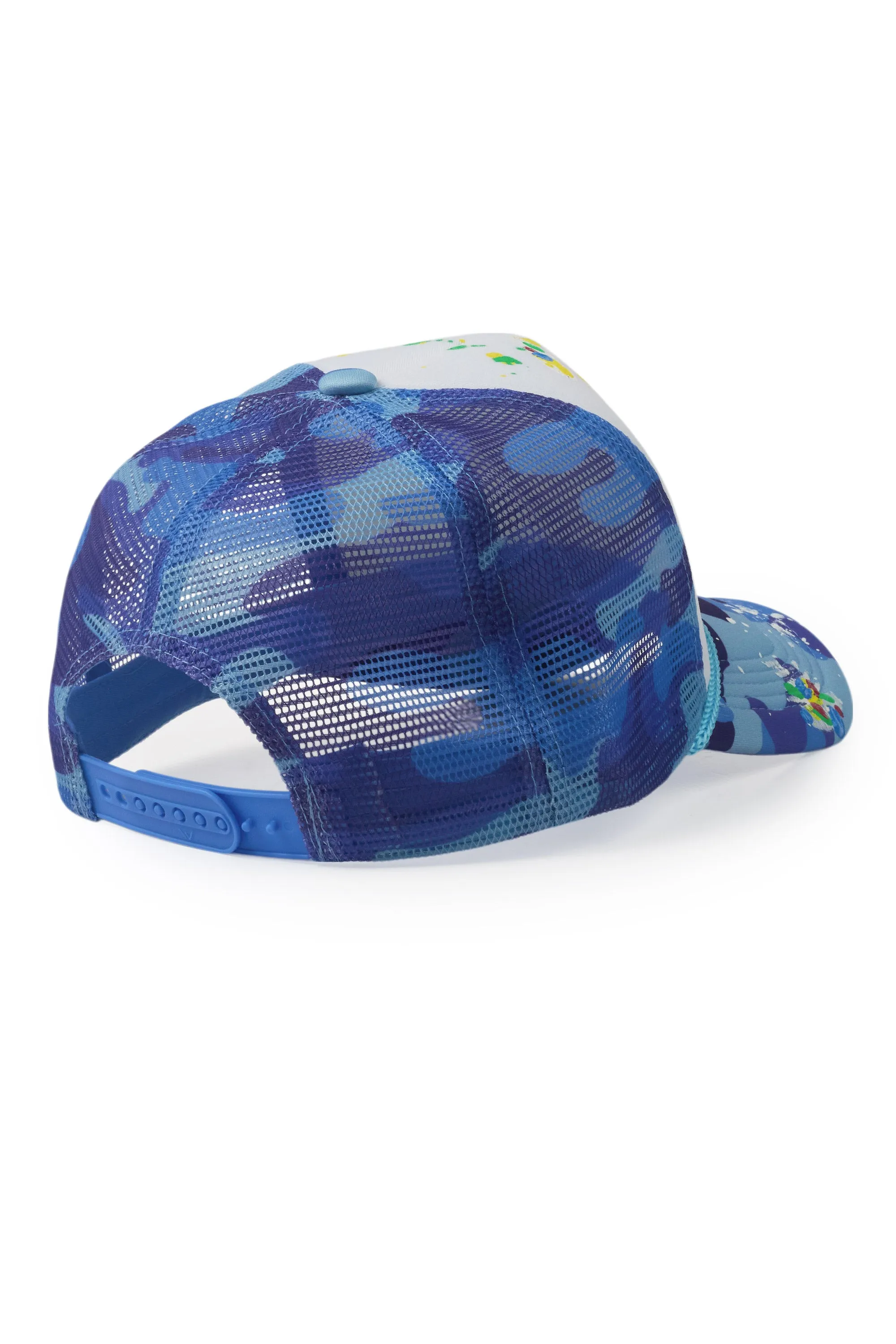 Good Side Only Blue Camo Trucker Hat sold by Rockstar Original product image thumbnail 3