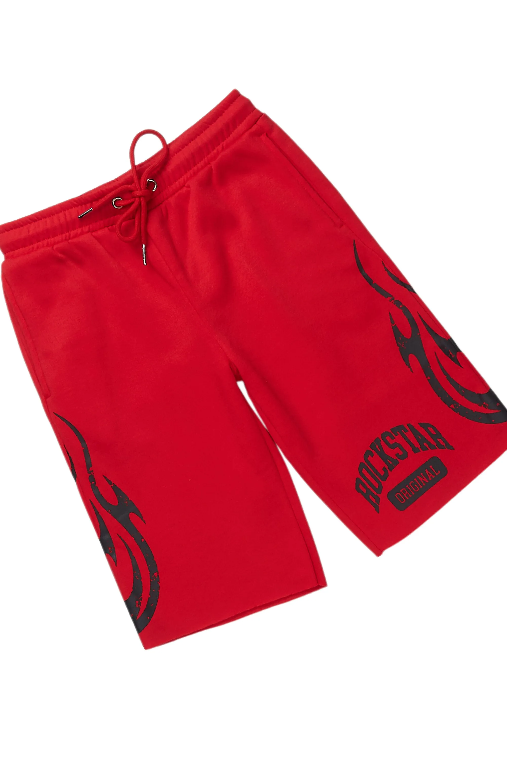 Boys Members Red/Black T-Shirt/Short Set sold by Rockstar Original product image thumbnail 3